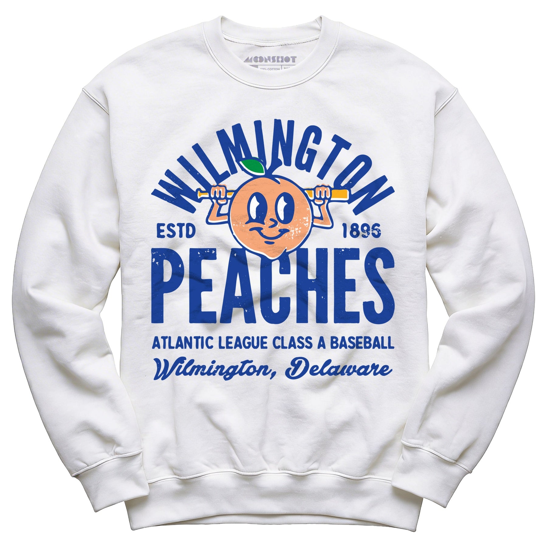 Wilmington Peaches - Delaware - Vintage Defunct Baseball Teams - Unisex Sweatshirt