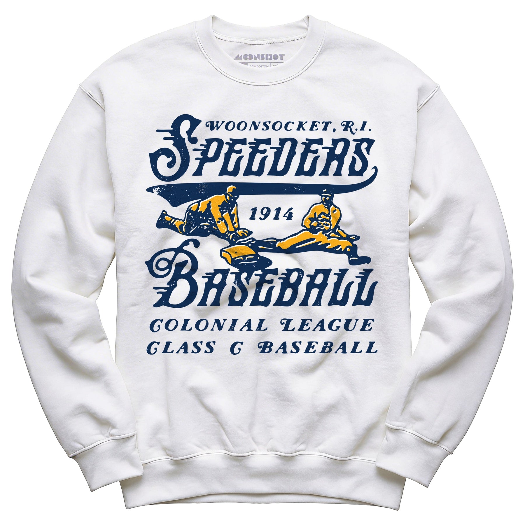 Woonsocket Speeders - Rhode Island - Vintage Defunct Baseball Teams - Unisex Sweatshirt