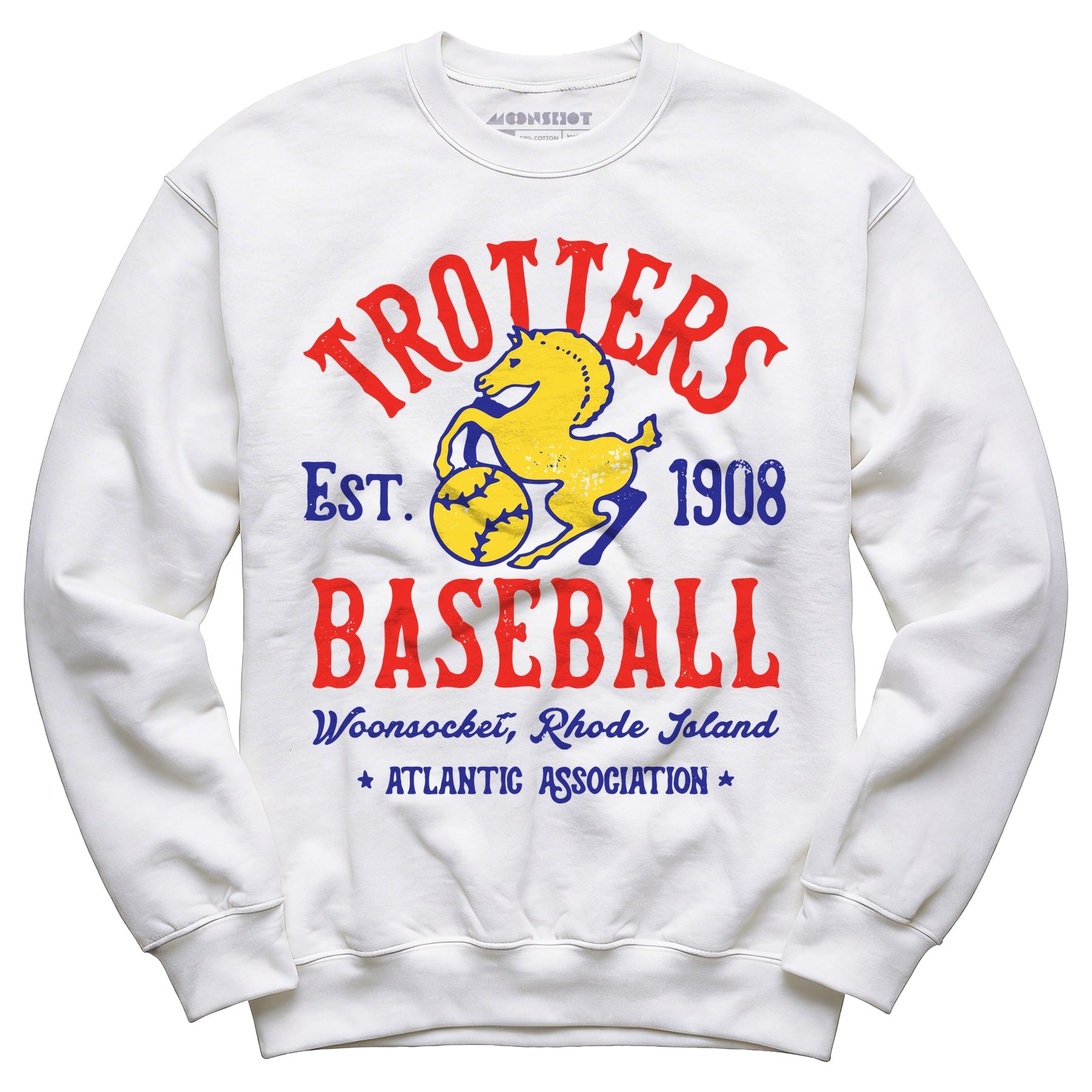 Woonsocket Trotters - Rhode Island - Vintage Defunct Baseball Teams - Unisex Sweatshirt