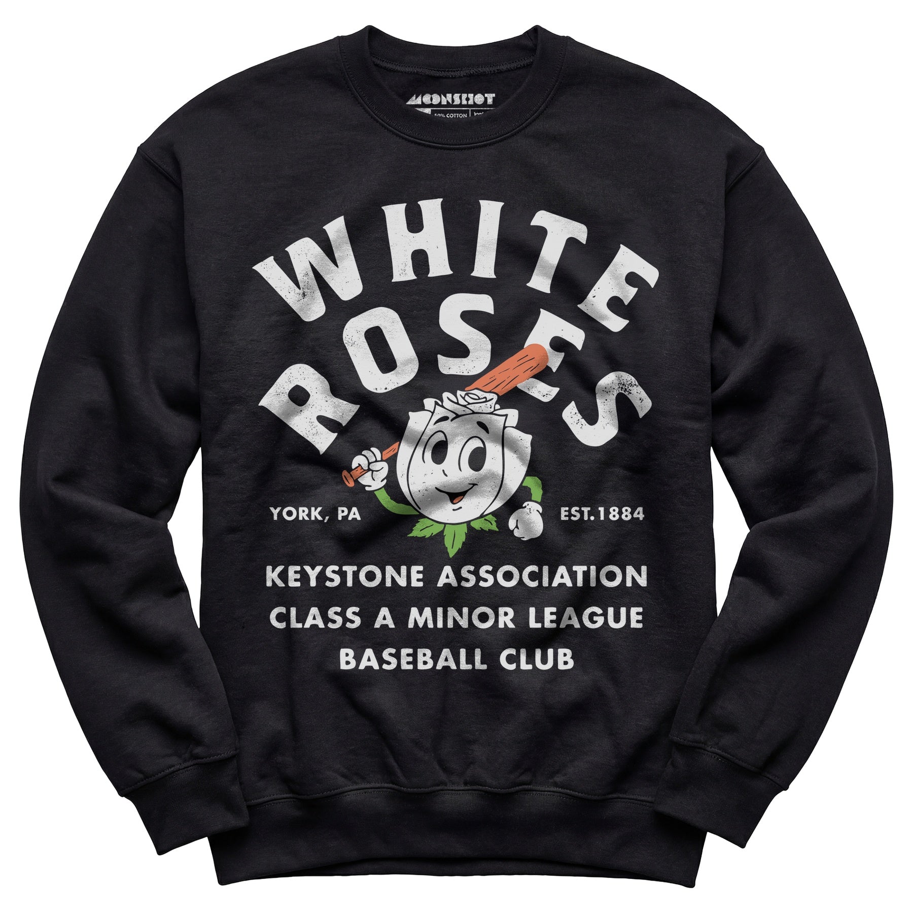 York White Roses - Pennsylvania - Vintage Defunct Baseball Teams - Unisex Sweatshirt