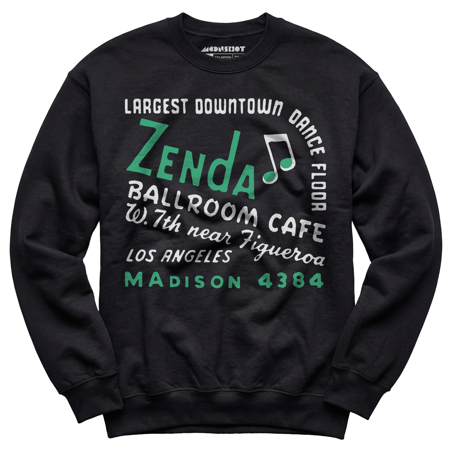 Zenda Ballroom Cafe - Los Angeles, CA - Vintage Nightclub - Unisex Sweatshirt