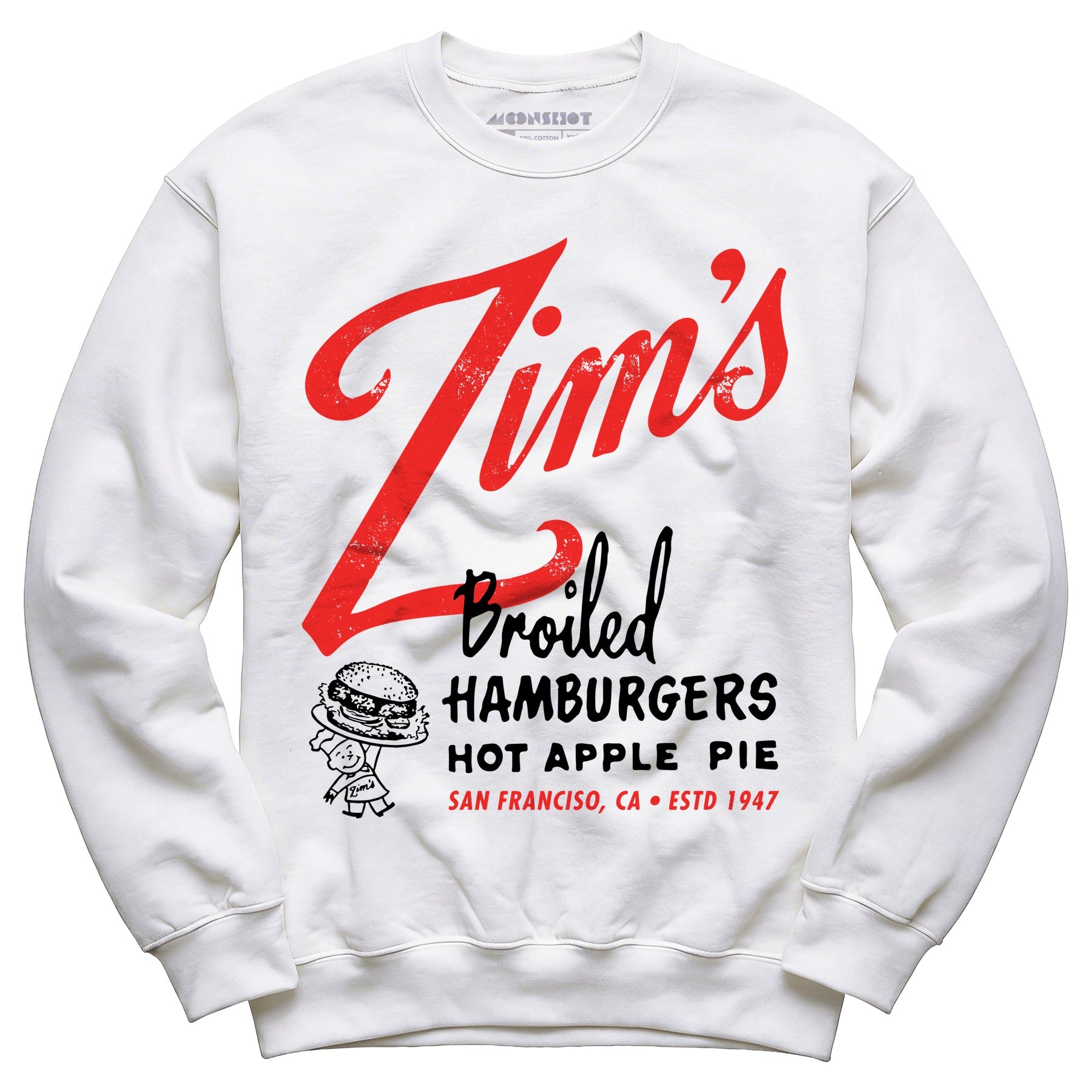 Zim's Hamburgers v1 - San Francisco, CA - Vintage Restaurant - Unisex Sweatshirt