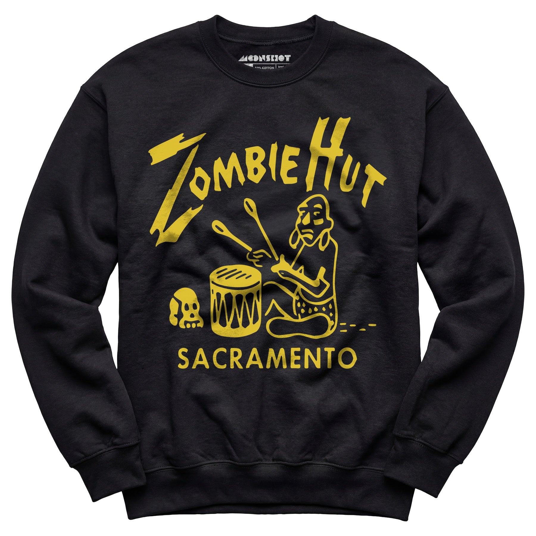 Zombie Hut - Sacramento, CA - Vintage Tiki Bar - Unisex Sweatshirt