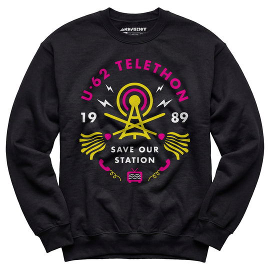 1989 UHF U-62 Telethon - Unisex Sweatshirt