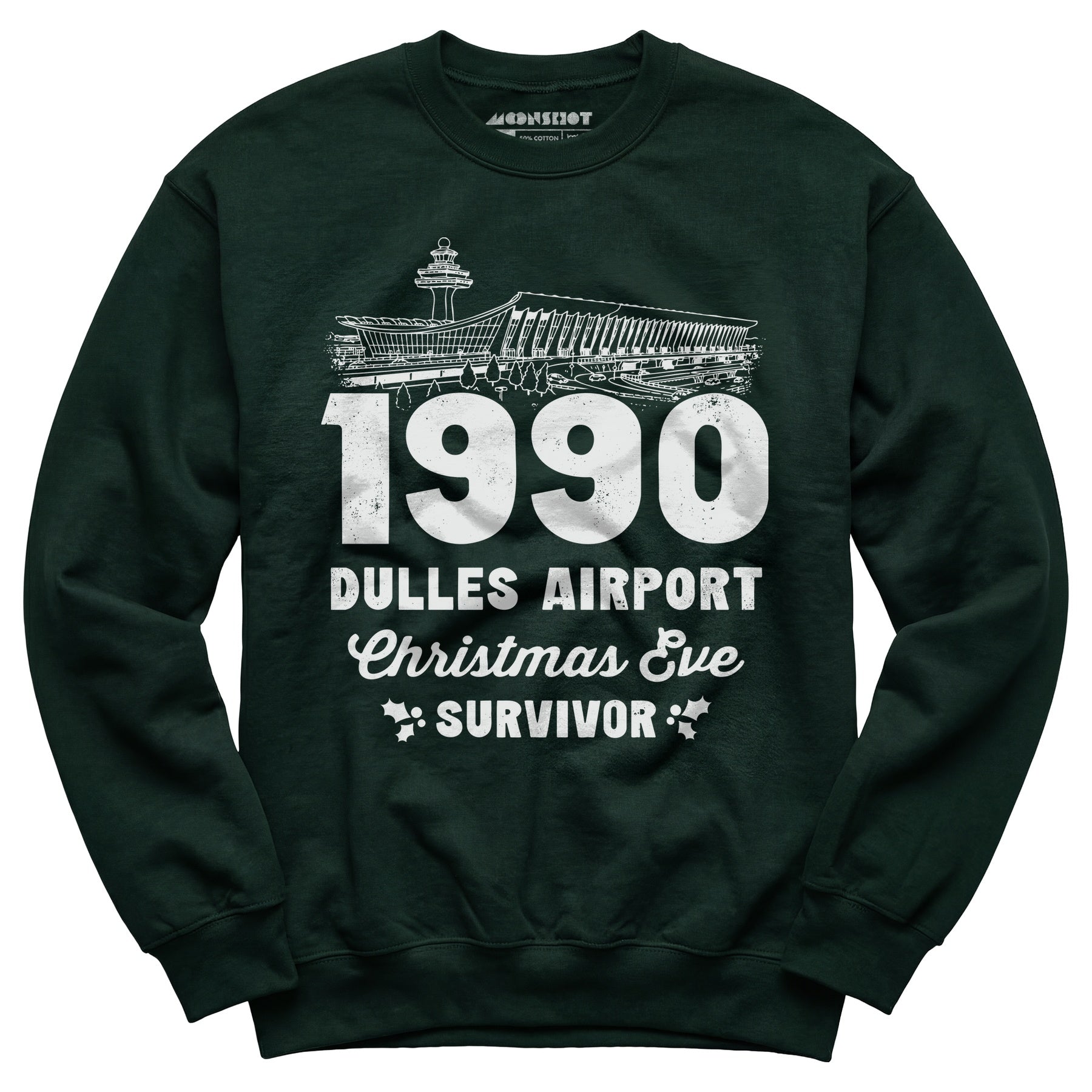 1990 Dulles Airport Christmas Eve Survivor - Unisex Sweatshirt