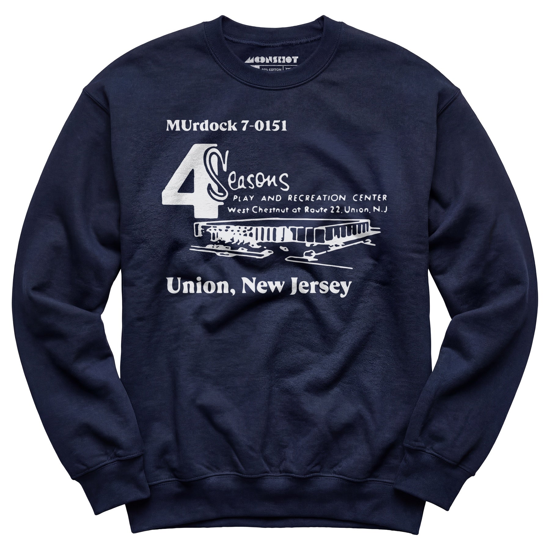 4 Seasons - Union, NJ - Vintage Bowling Alley - Unisex Sweatshirt