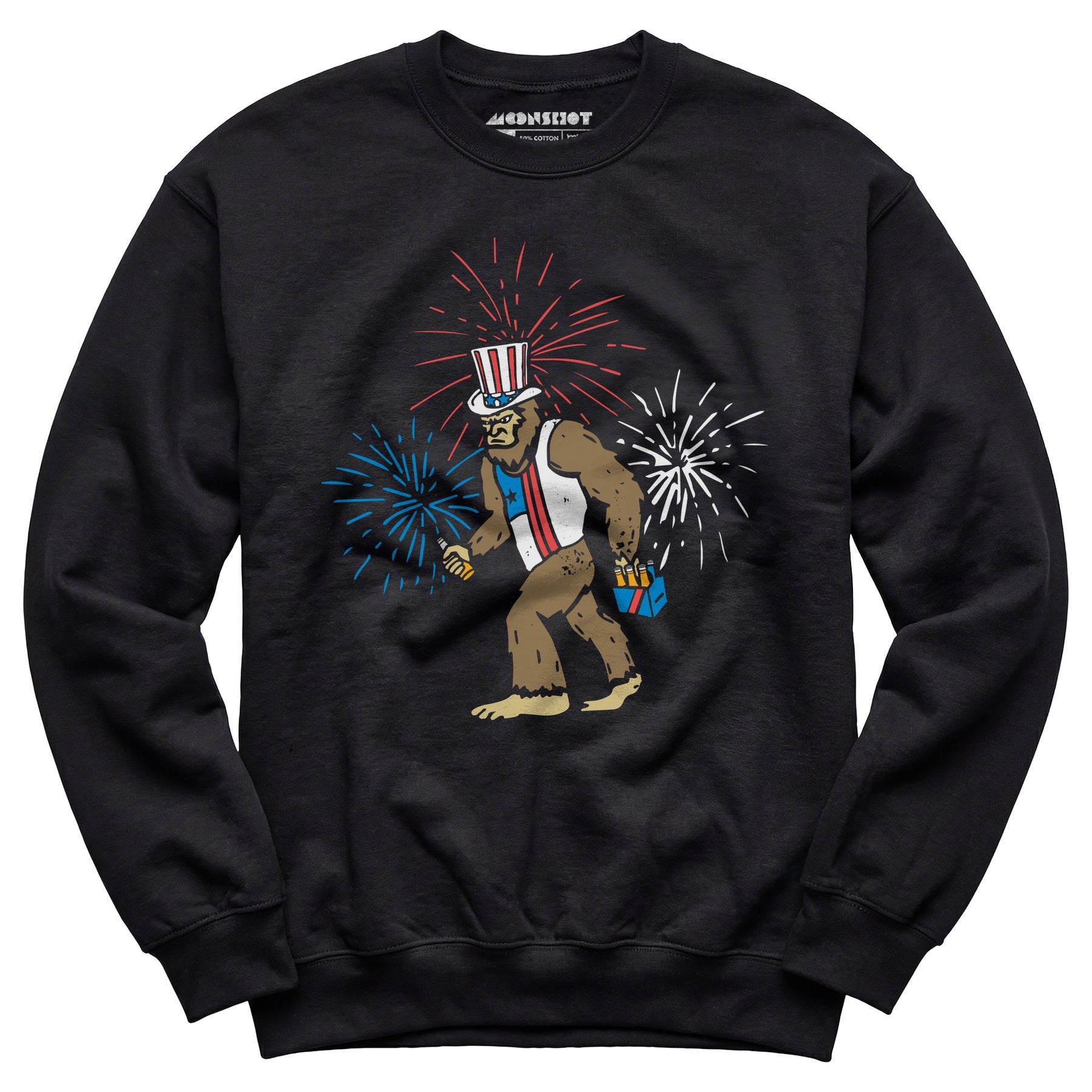 4th of July Bigfoot - Unisex Sweatshirt