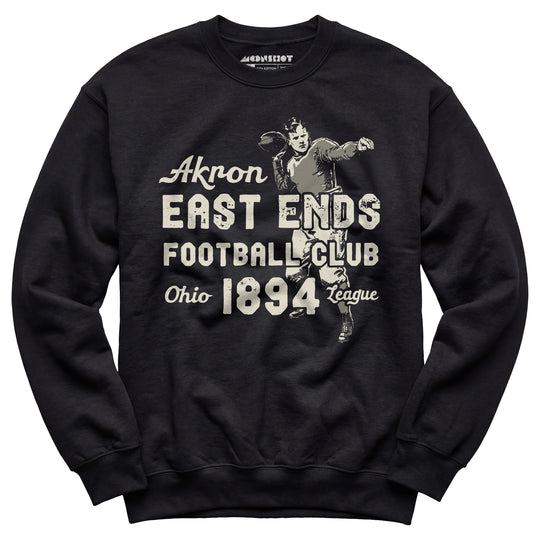 Akron East Ends - Ohio - Vintage Defunct Football Teams - Unisex Sweatshirt