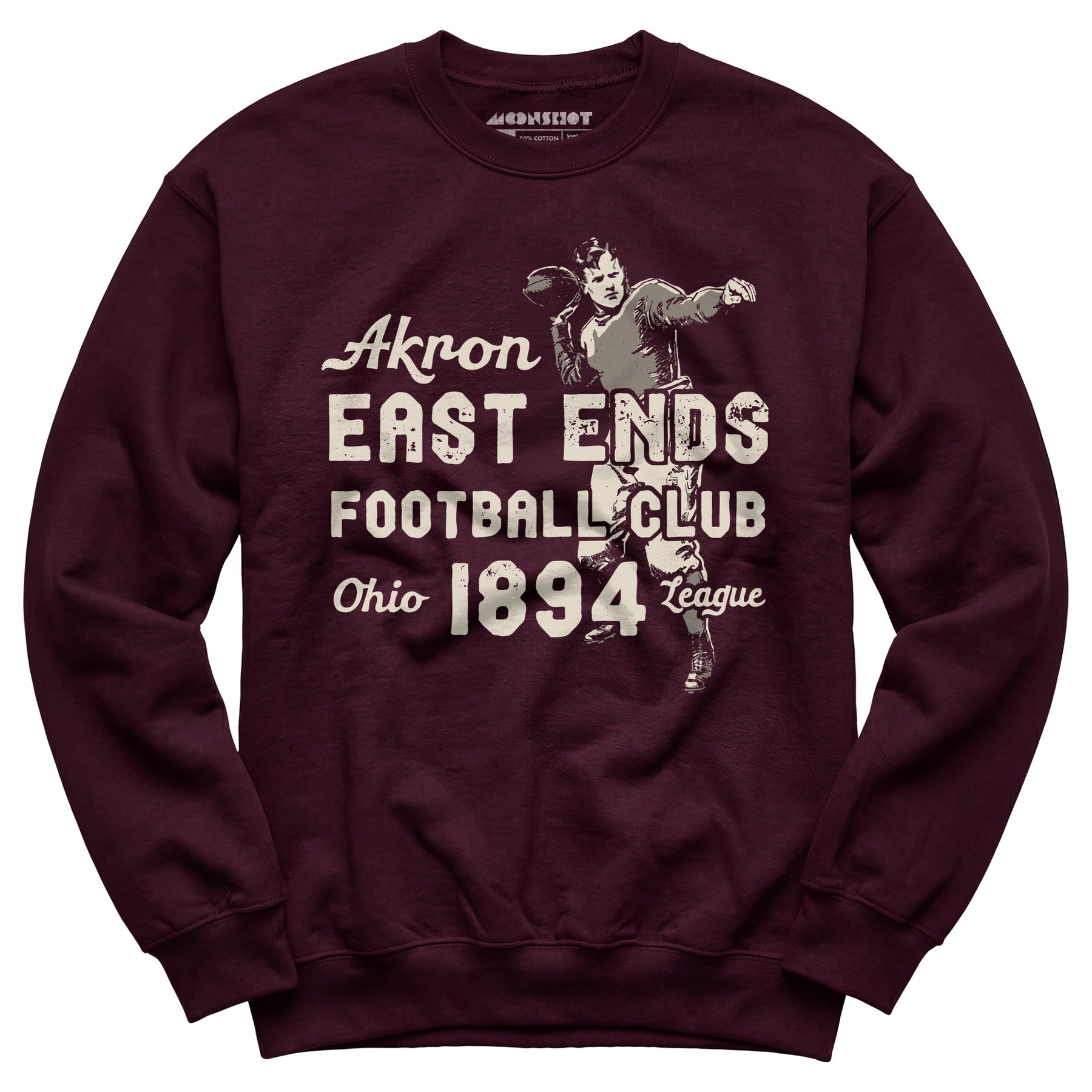 Akron East Ends - Ohio - Vintage Defunct Football Teams - Unisex Sweatshirt