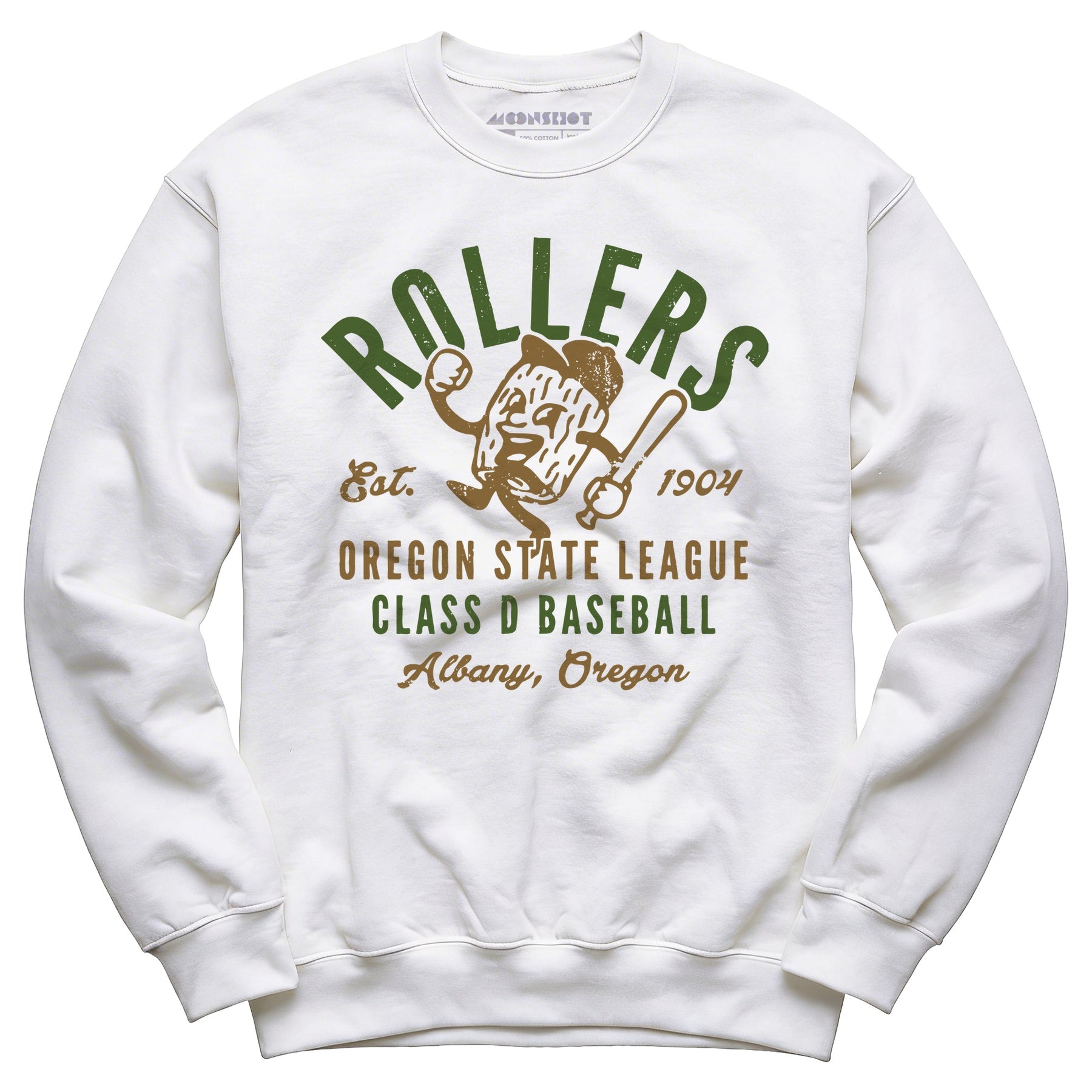 Albany Rollers - Oregon - Vintage Defunct Baseball Teams - Unisex Sweatshirt