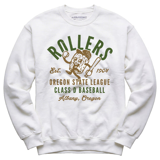 Albany Rollers - Oregon - Vintage Defunct Baseball Teams - Unisex Sweatshirt