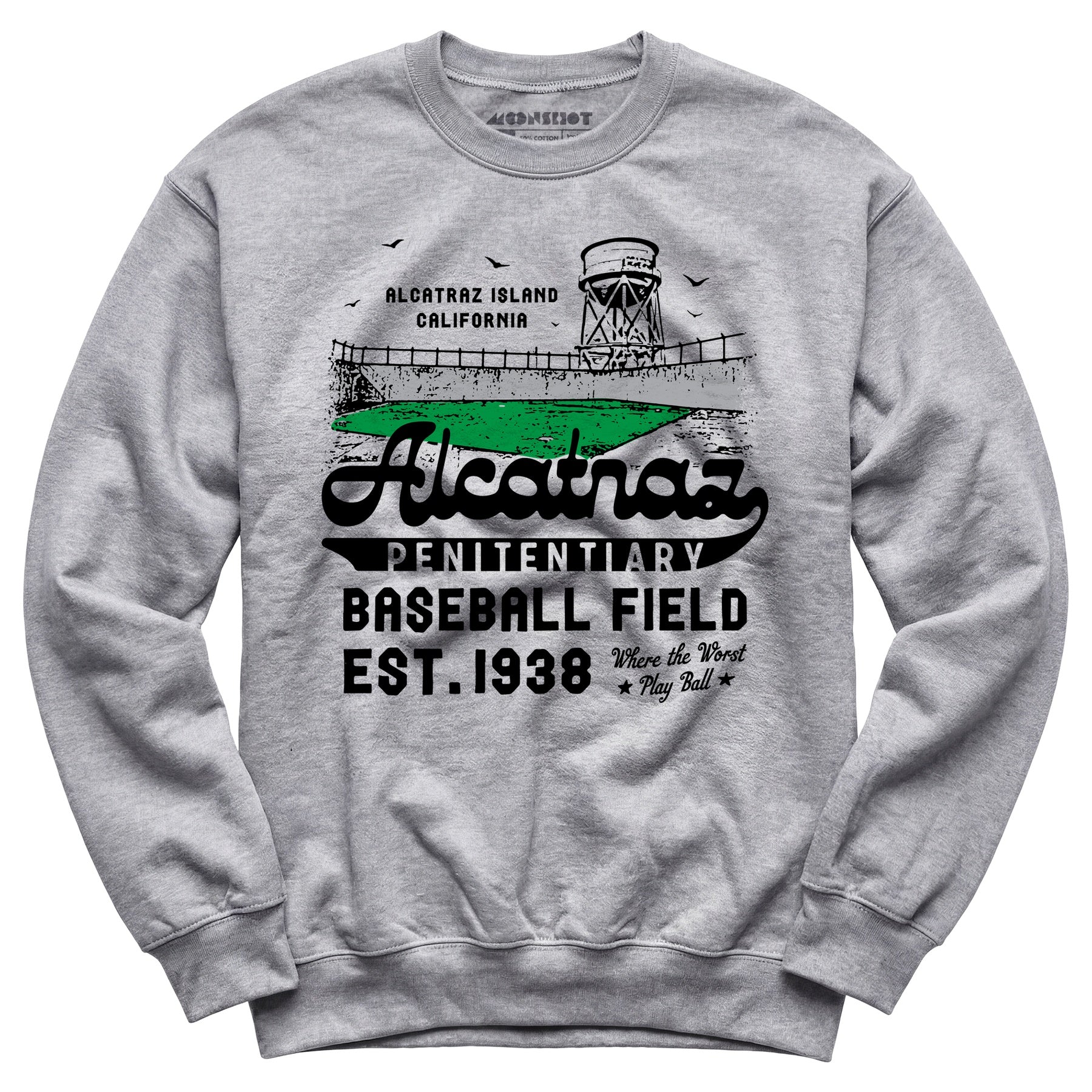 Alcatraz Penitentiary Baseball Field - Unisex Sweatshirt