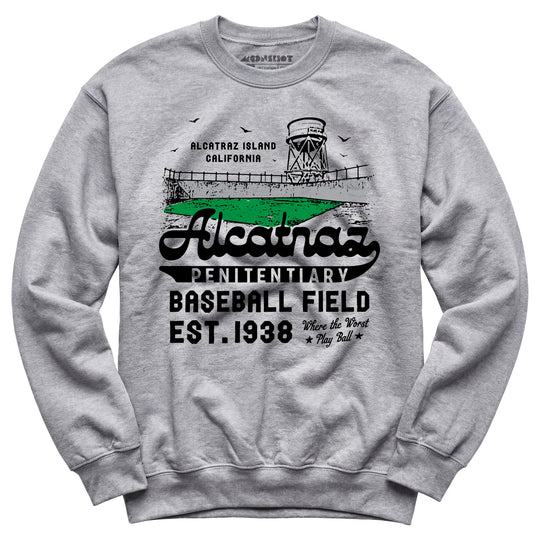 Alcatraz Penitentiary Baseball Field - Unisex Sweatshirt