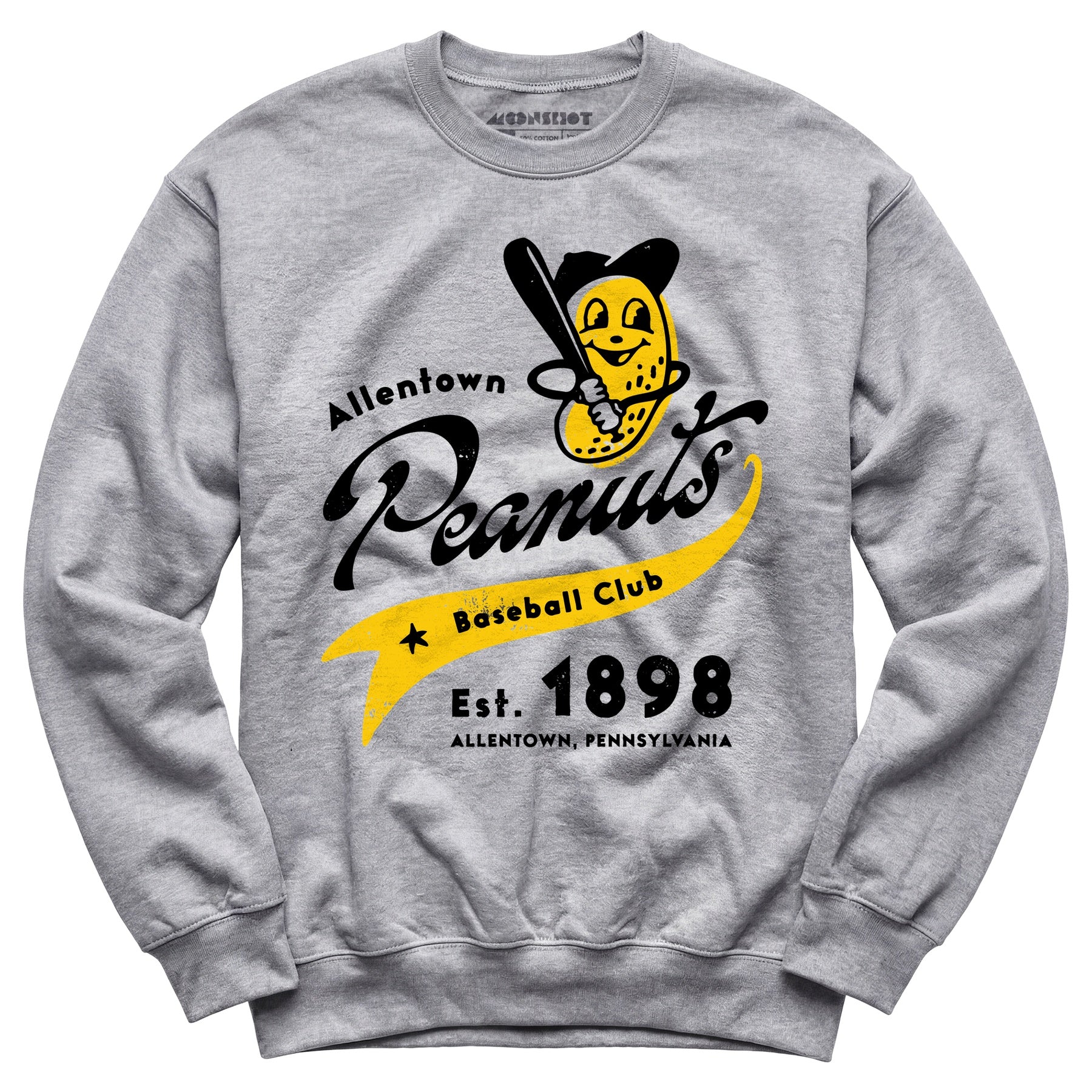 Allentown Peanuts - Pennsylvania - Vintage Defunct Baseball Teams - Unisex Sweatshirt