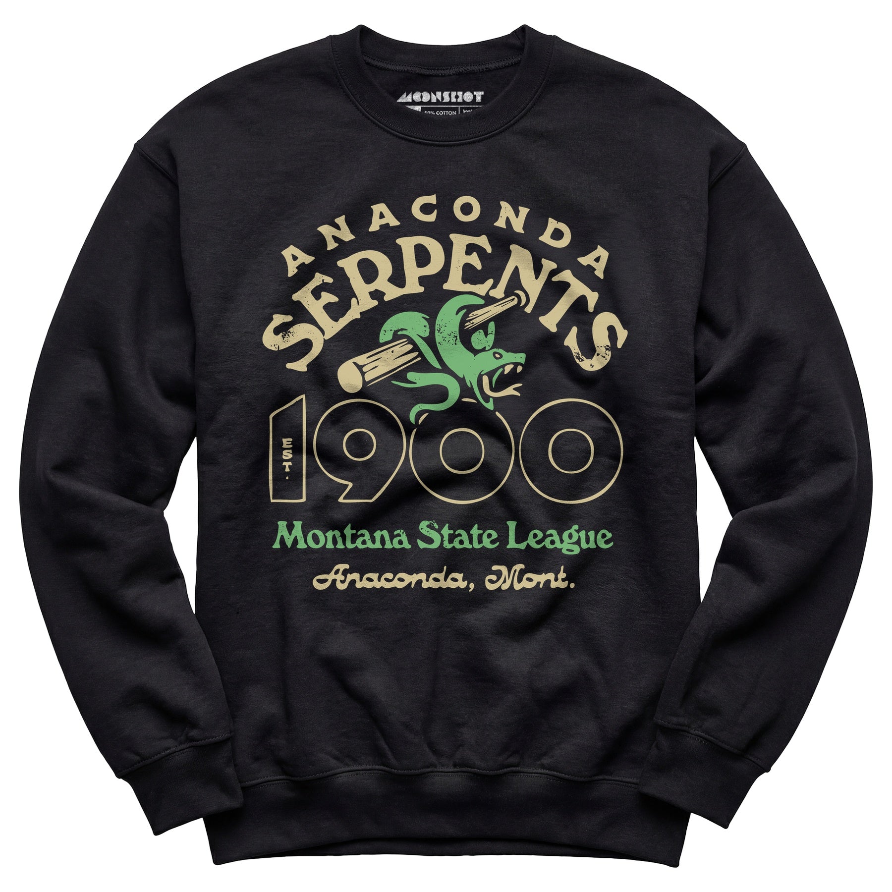 Anaconda Serpents - Montana - Vintage Defunct Baseball Teams - Unisex Sweatshirt
