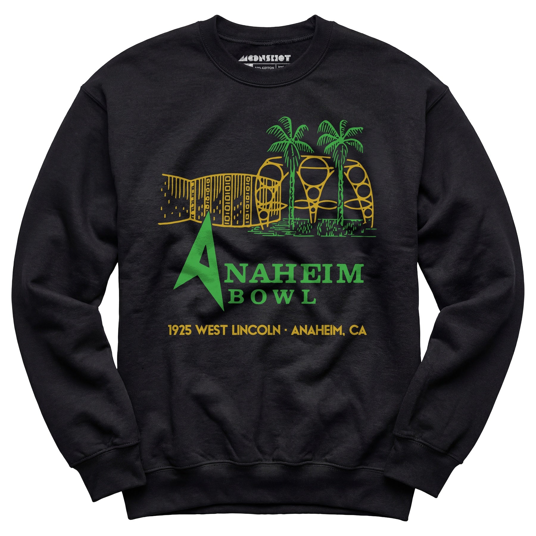 Anaheim Bowl - Anaheim, CA - Vintage Bowling Alley - Unisex Sweatshirt