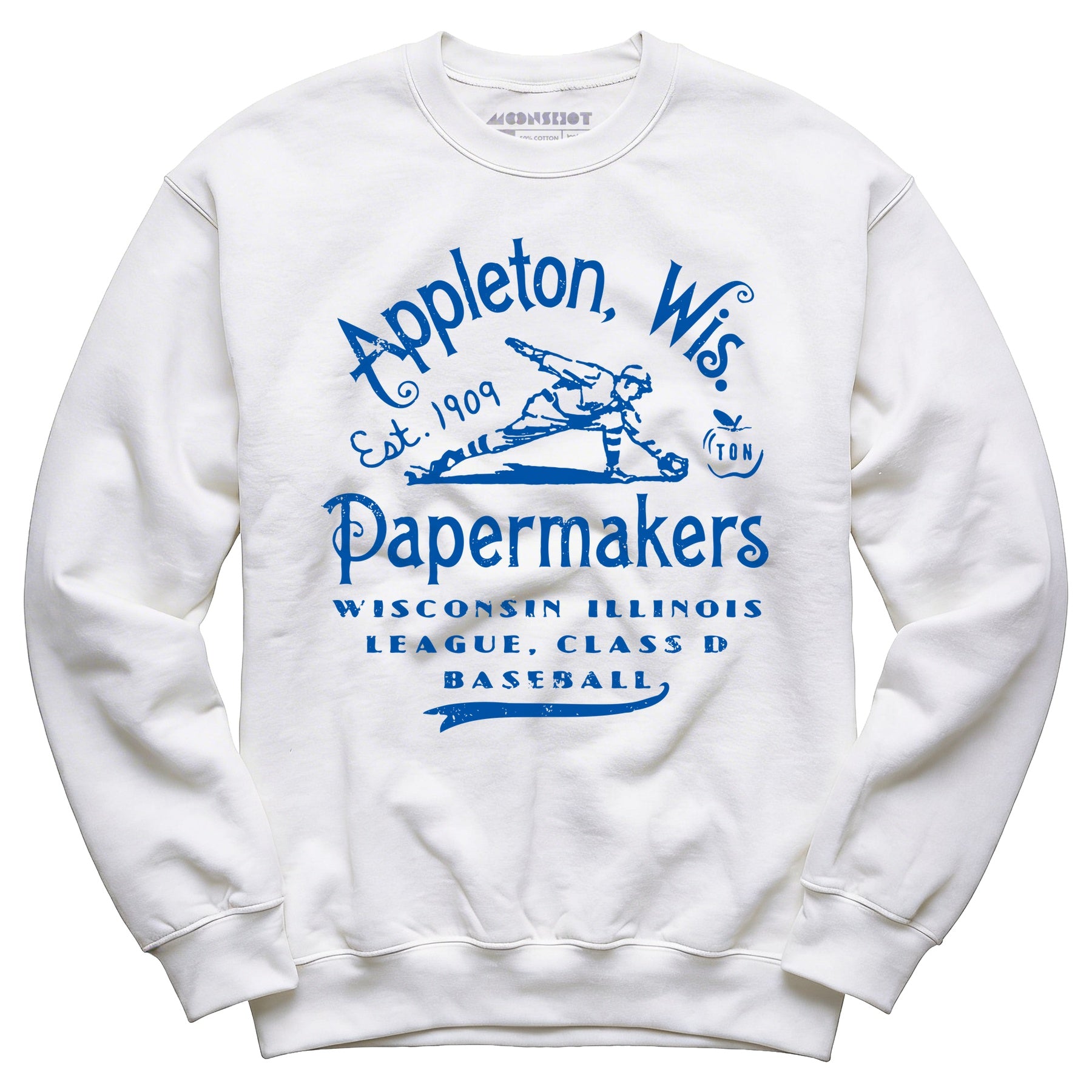 Appleton Papermakers - Wisconsin - Vintage Defunct Baseball Teams - Unisex Sweatshirt