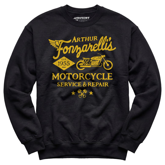 Arthur Fonzarelli's Motorcycle Service & Repair - Unisex Sweatshirt
