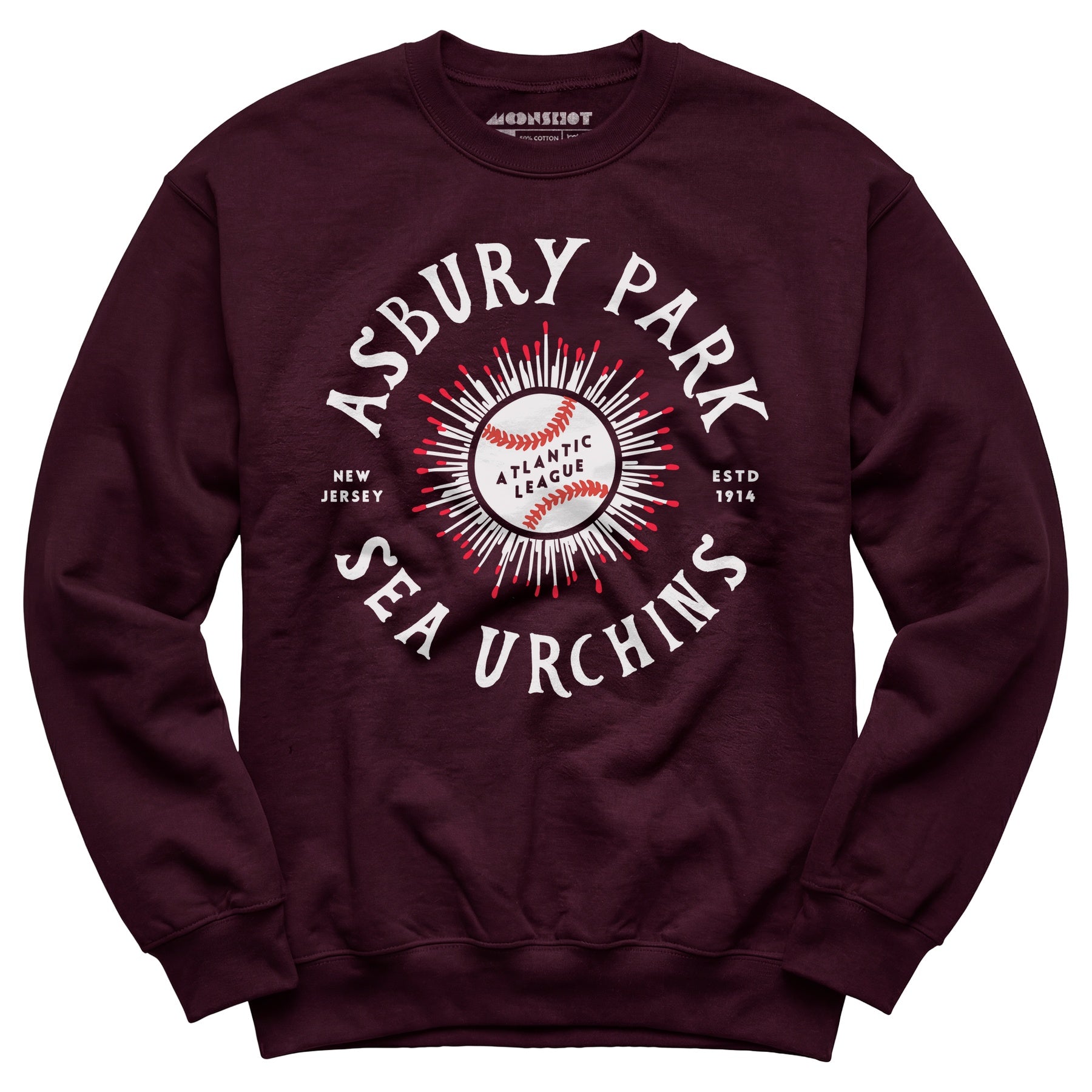 Asbury Park Sea Urchins - New Jersey - Vintage Defunct Baseball Teams - Unisex Sweatshirt