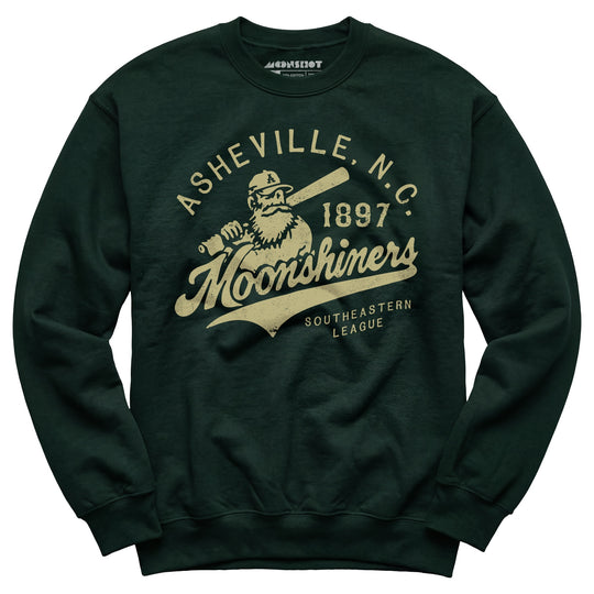 Asheville Moonshiners - North Carolina - Vintage Defunct Baseball Teams - Unisex Sweatshirt