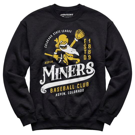 Aspen Miners - Colorado - Vintage Defunct Baseball Teams - Unisex Sweatshirt