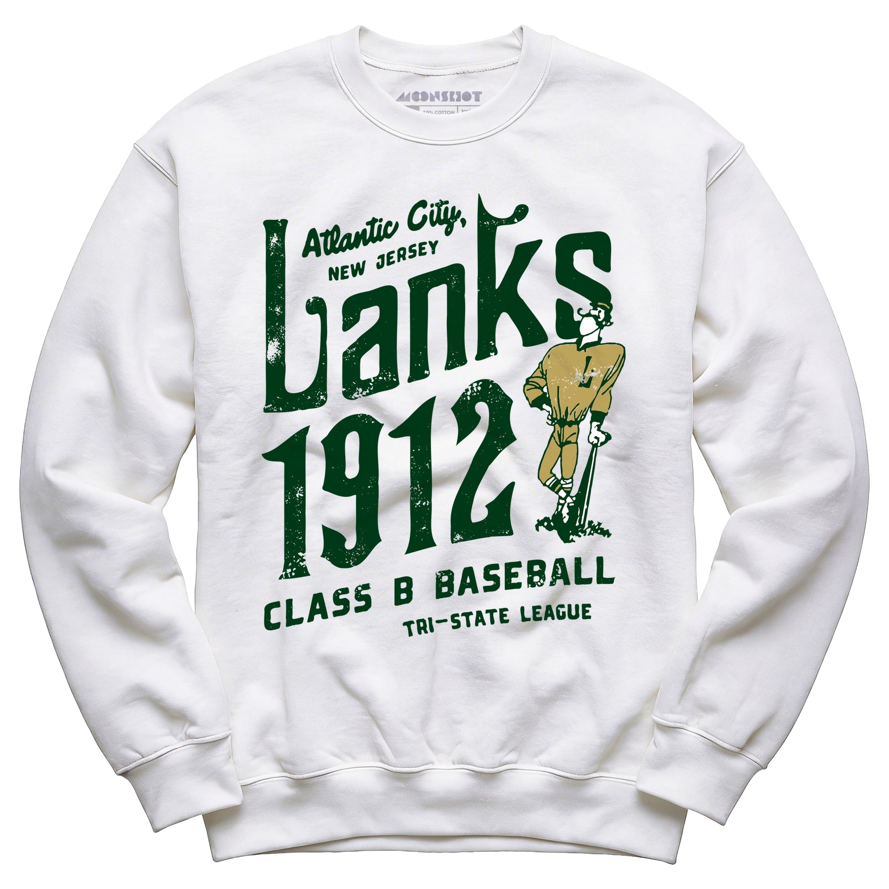 Atlantic City Lanks - New Jersey - Vintage Defunct Baseball Teams - Unisex Sweatshirt