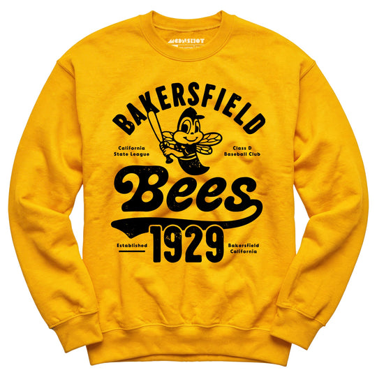 Bakersfield Bees - California - Vintage Defunct Baseball Teams - Unisex Sweatshirt