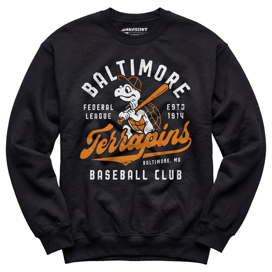 Baltimore Terrapins - Maryland - Vintage Defunct Baseball Teams - Unisex Sweatshirt