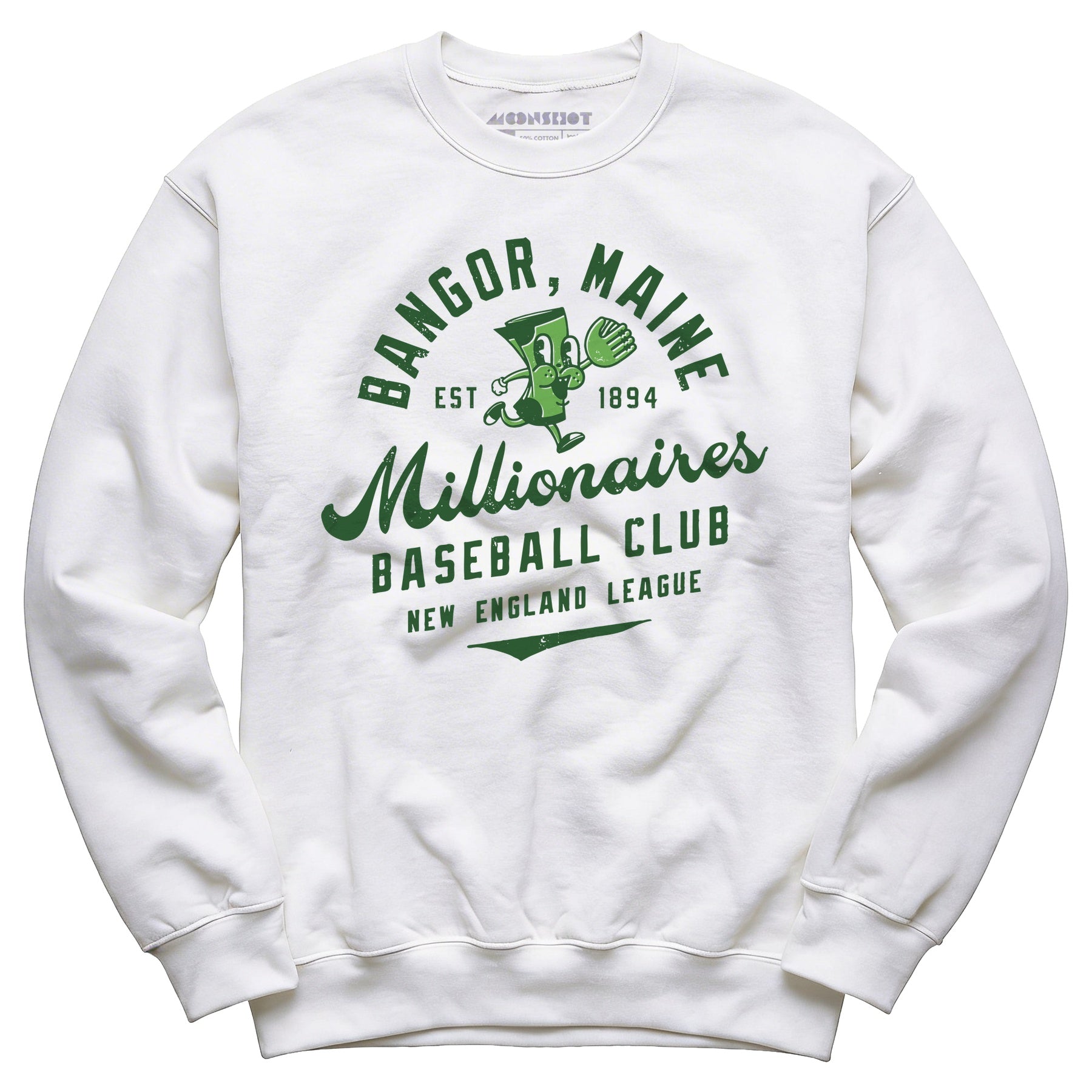 Bangor Millionaires - Maine - Vintage Defunct Baseball Teams - Unisex Sweatshirt
