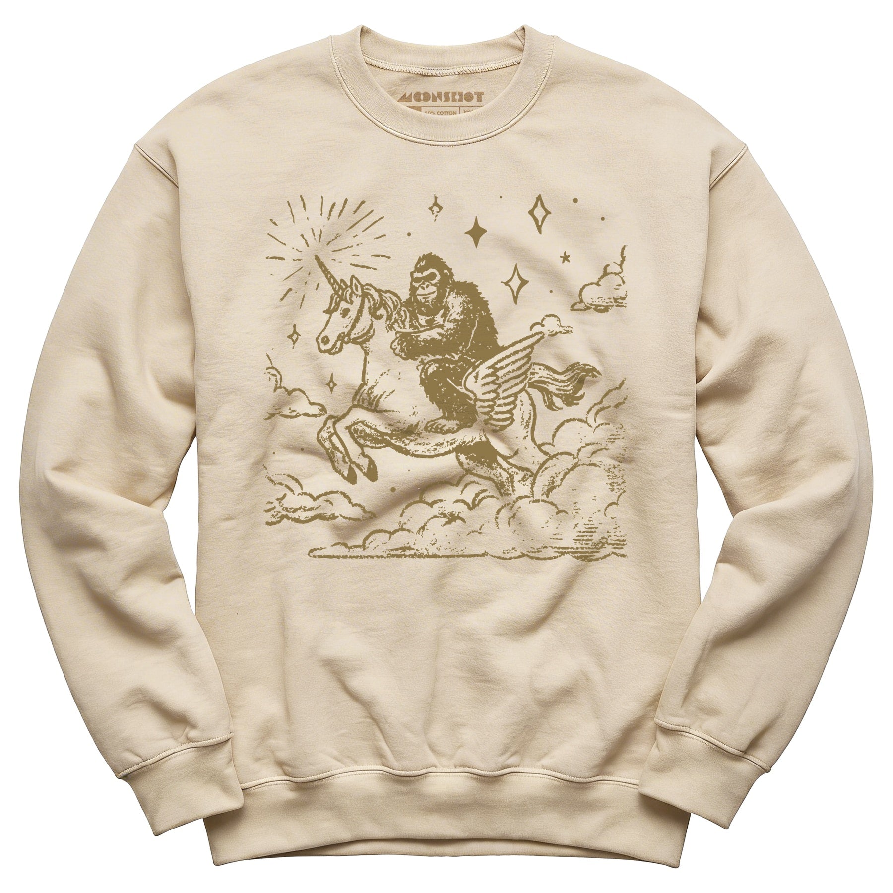 Bigfoot Riding On a Unicorn - Unisex Sweatshirt