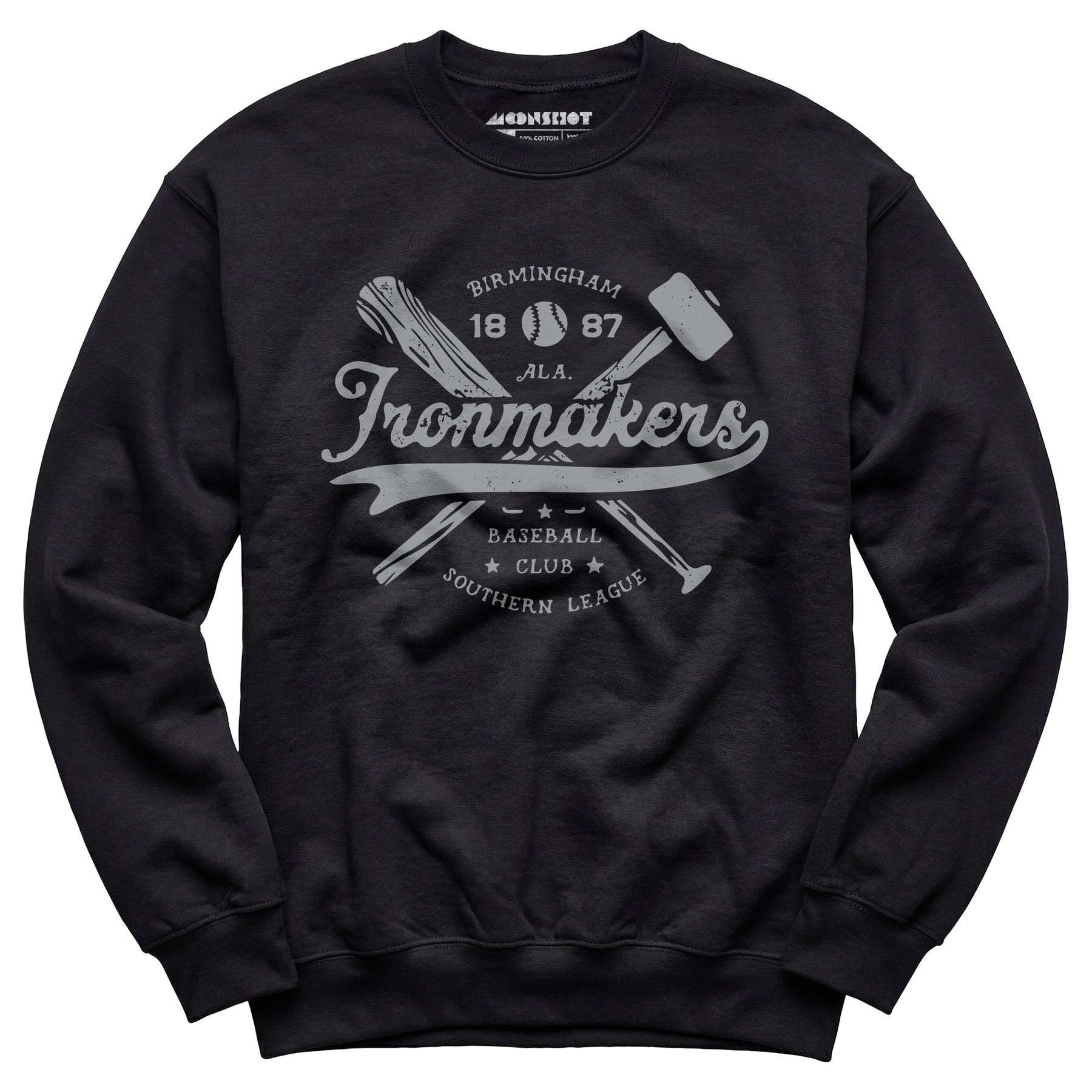 Birmingham Ironmakers - Alabama - Vintage Defunct Baseball Teams - Unisex Sweatshirt