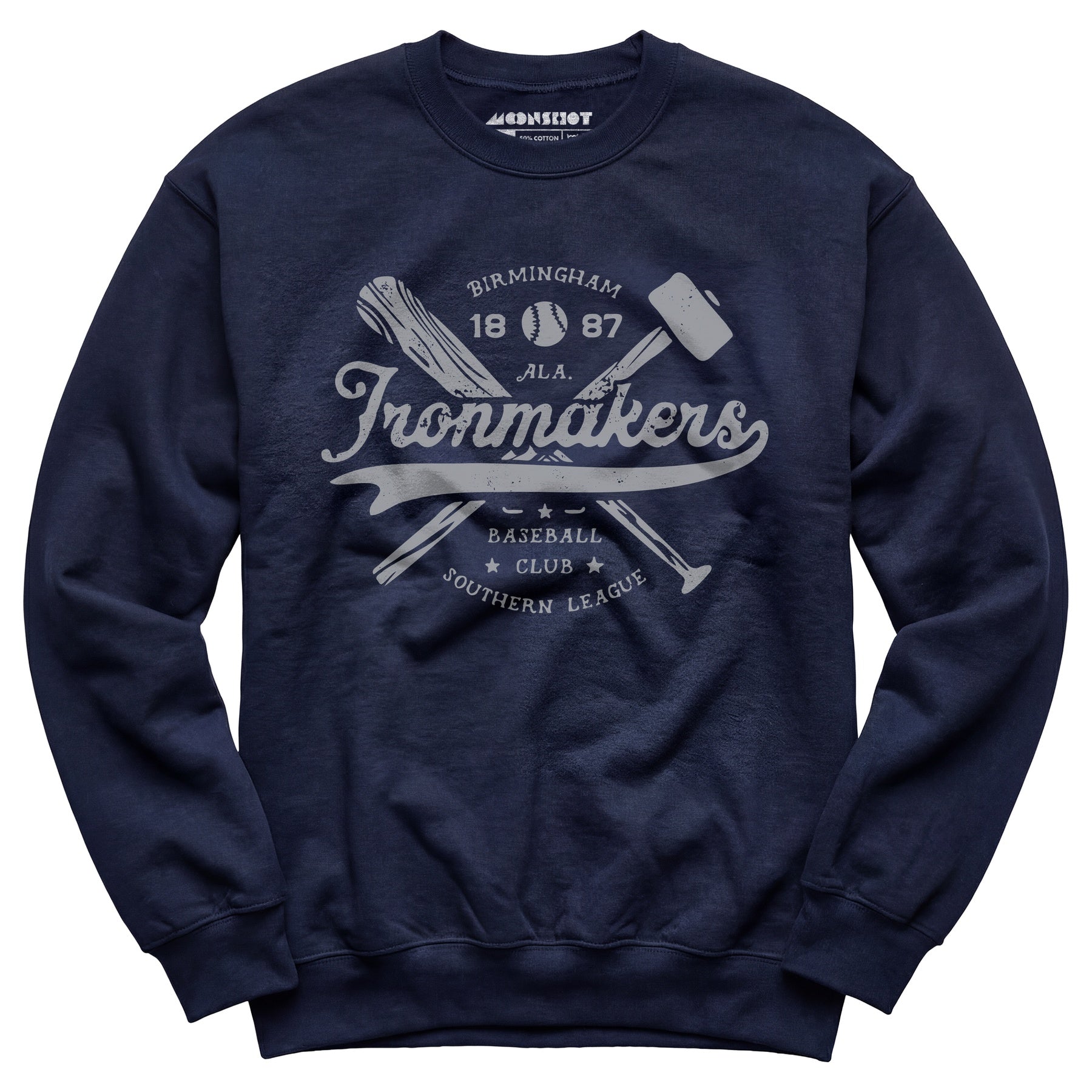 Birmingham Ironmakers - Alabama - Vintage Defunct Baseball Teams - Unisex Sweatshirt