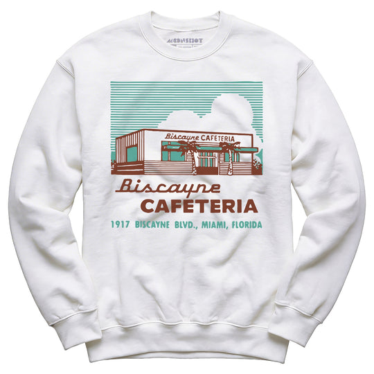 Biscayne Cafeteria - Miami, FL - Vintage Restaurant - Unisex Sweatshirt