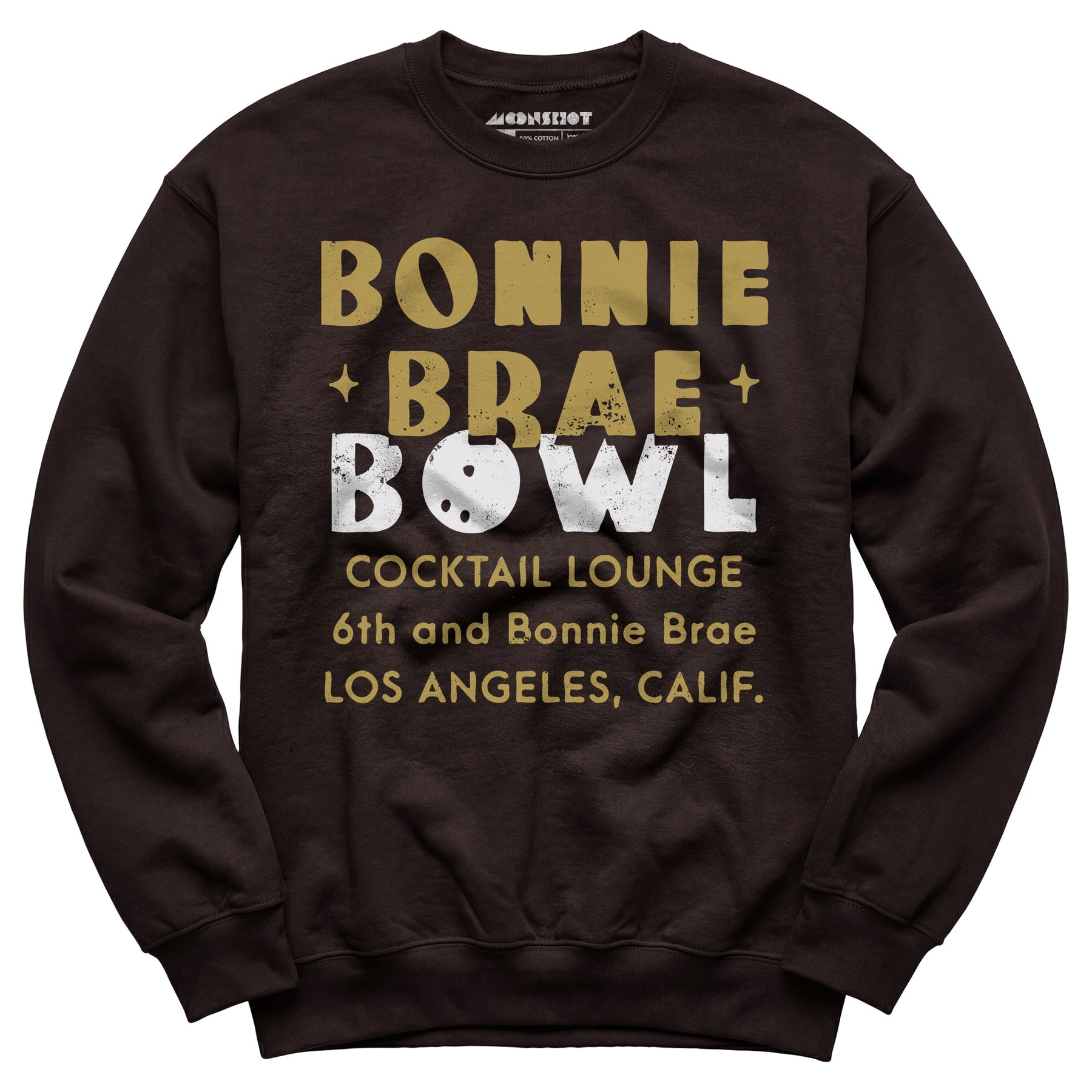 Bonnie Brae Bowl - Los Angeles, CA - Vintage Bowling Alley - Unisex Sweatshirt