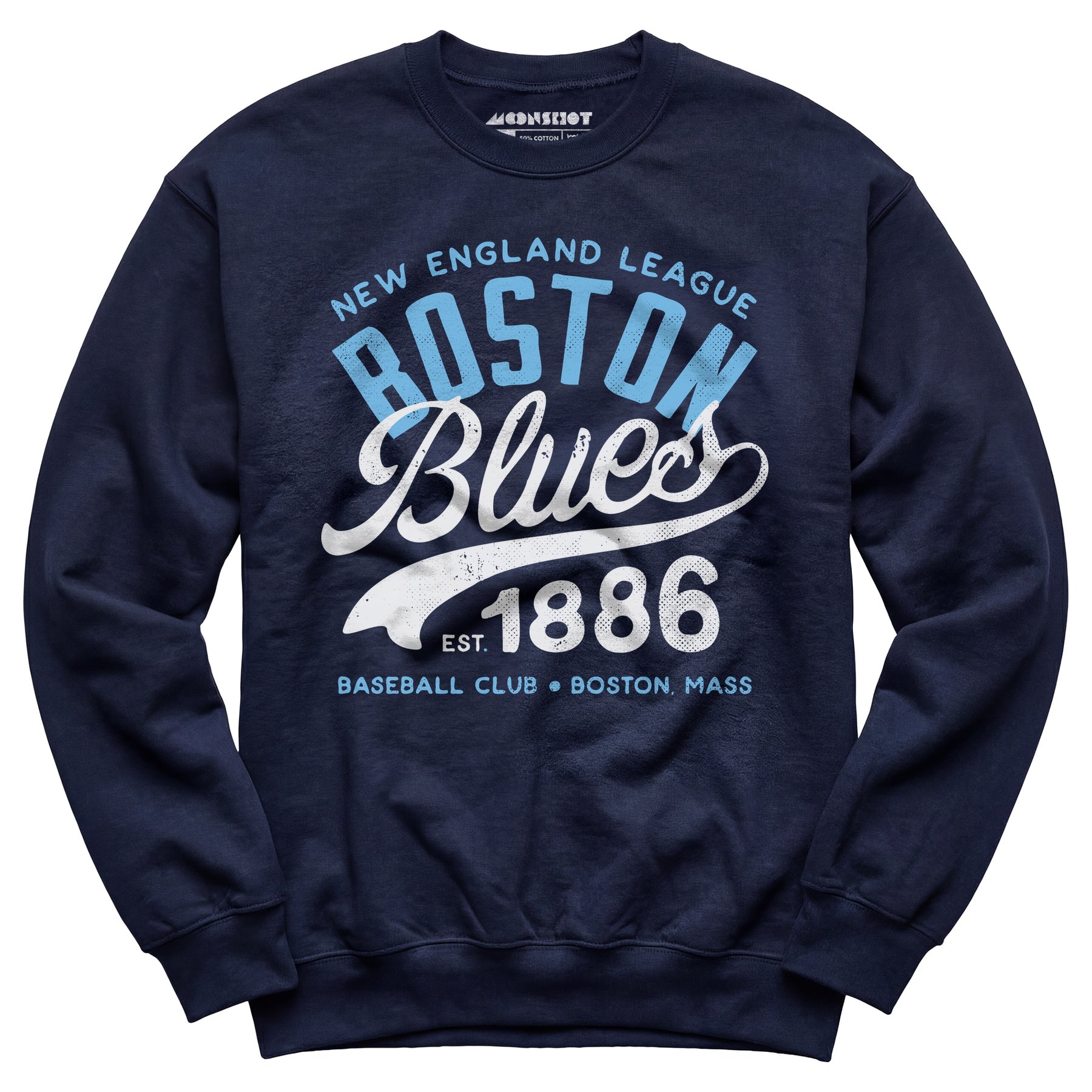 Boston Blues - Massachusetts - Vintage Defunct Baseball Teams - Unisex Sweatshirt