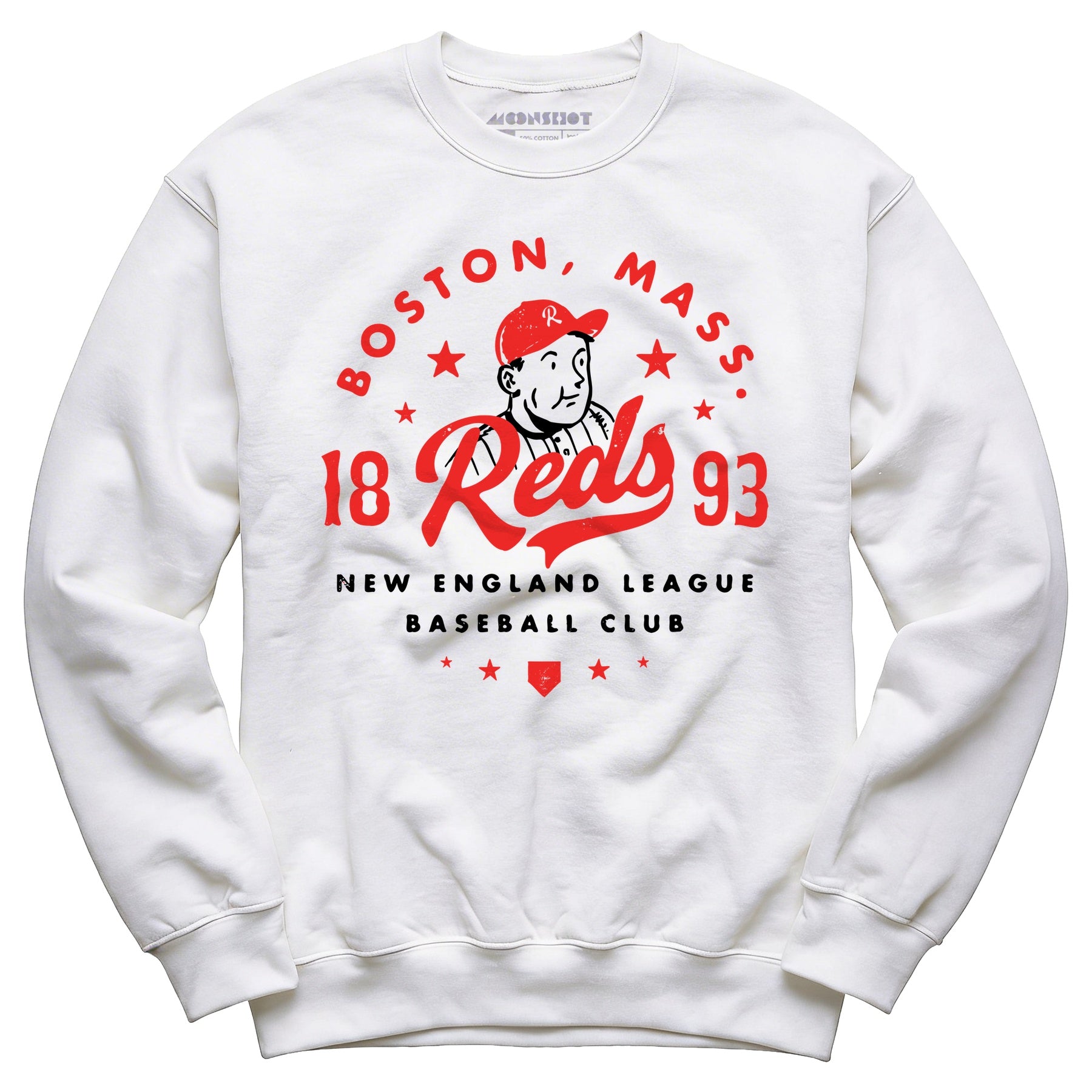 Boston Reds - Massachusetts - Vintage Defunct Baseball Teams - Unisex Sweatshirt