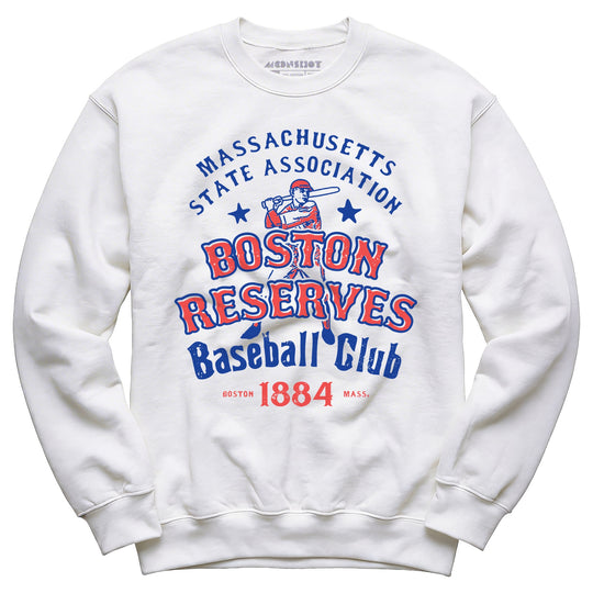 Boston Reserves - Massachusetts - Vintage Defunct Baseball Teams - Unisex Sweatshirt