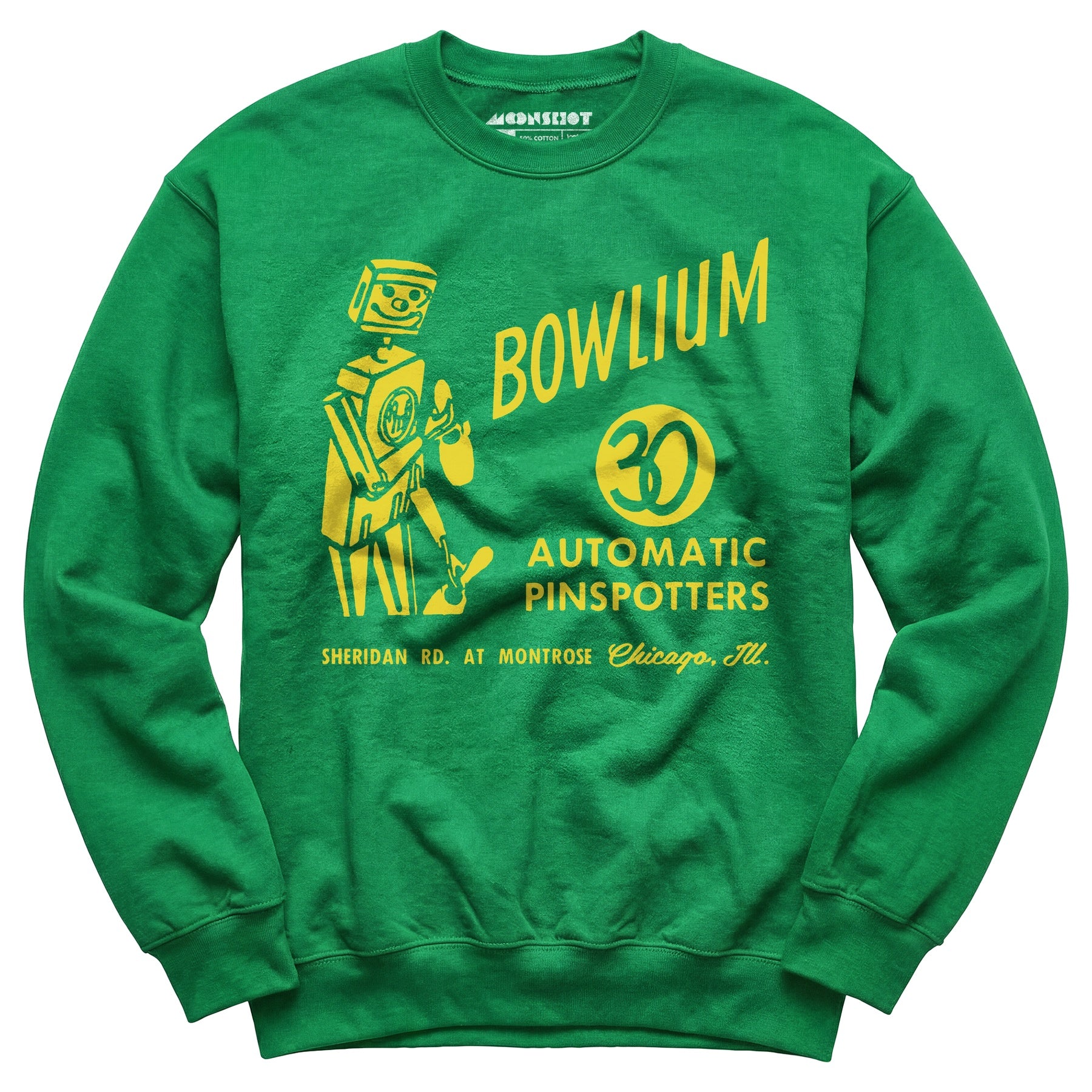 Bowlium v2 - Chicago, IL - Vintage Bowling Alley - Unisex Sweatshirt