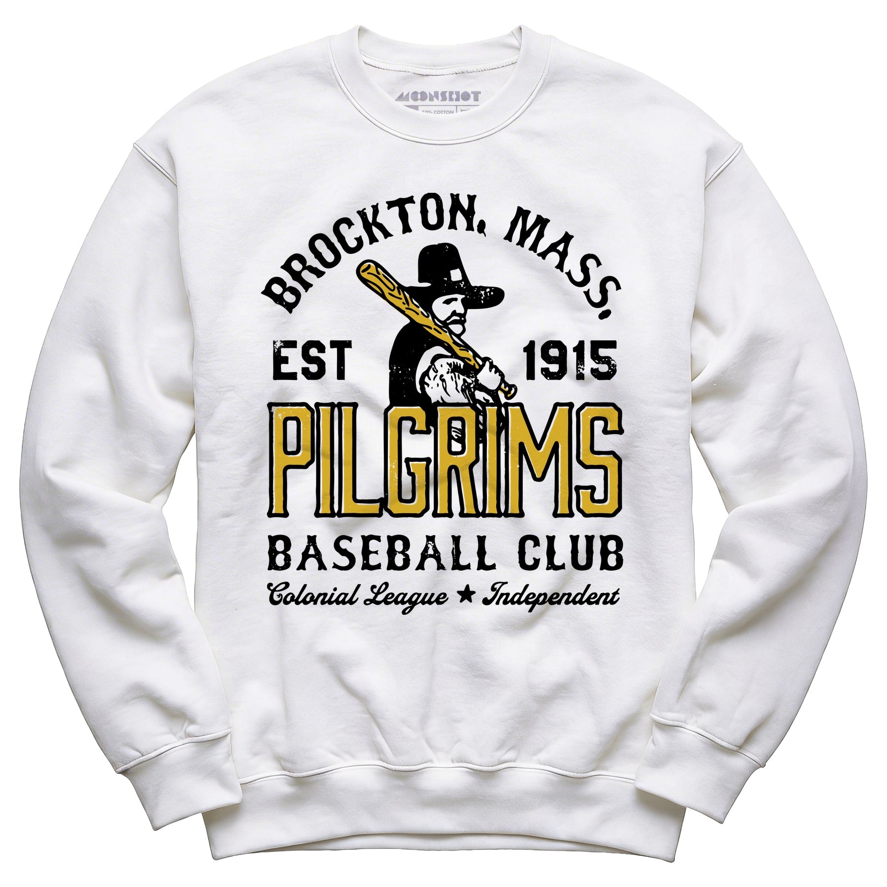 Brockton Pilgrims - Massachusetts - Vintage Defunct Baseball Teams - Unisex Sweatshirt