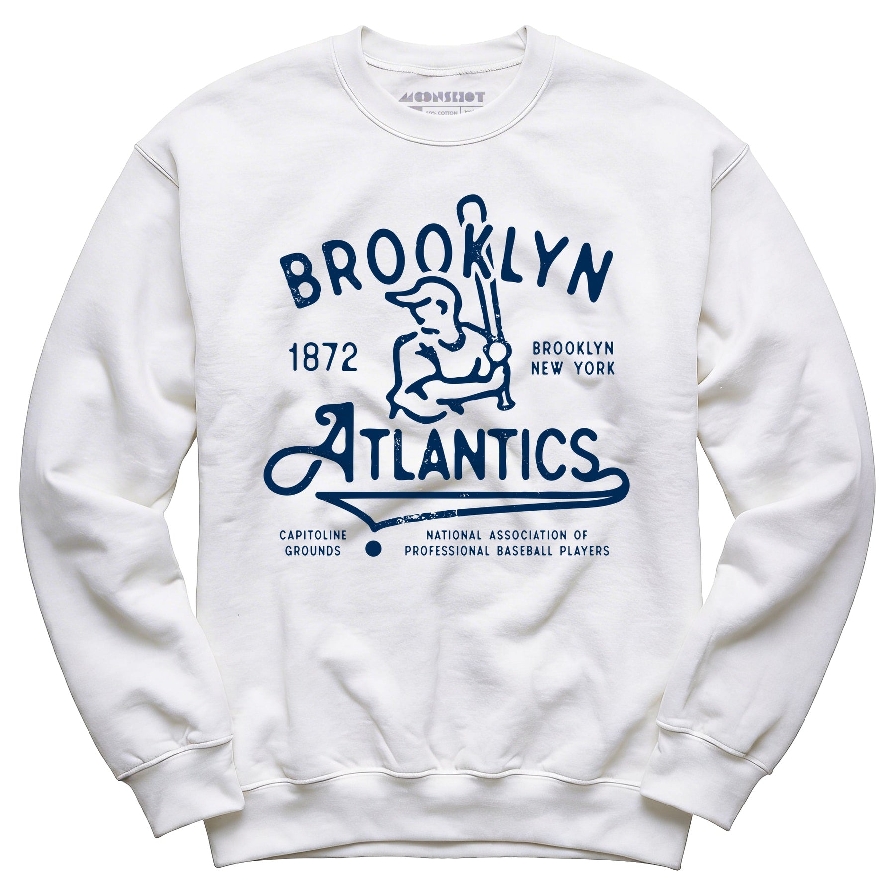 Brooklyn Atlantics - New York - Vintage Defunct Baseball Teams - Unisex Sweatshirt