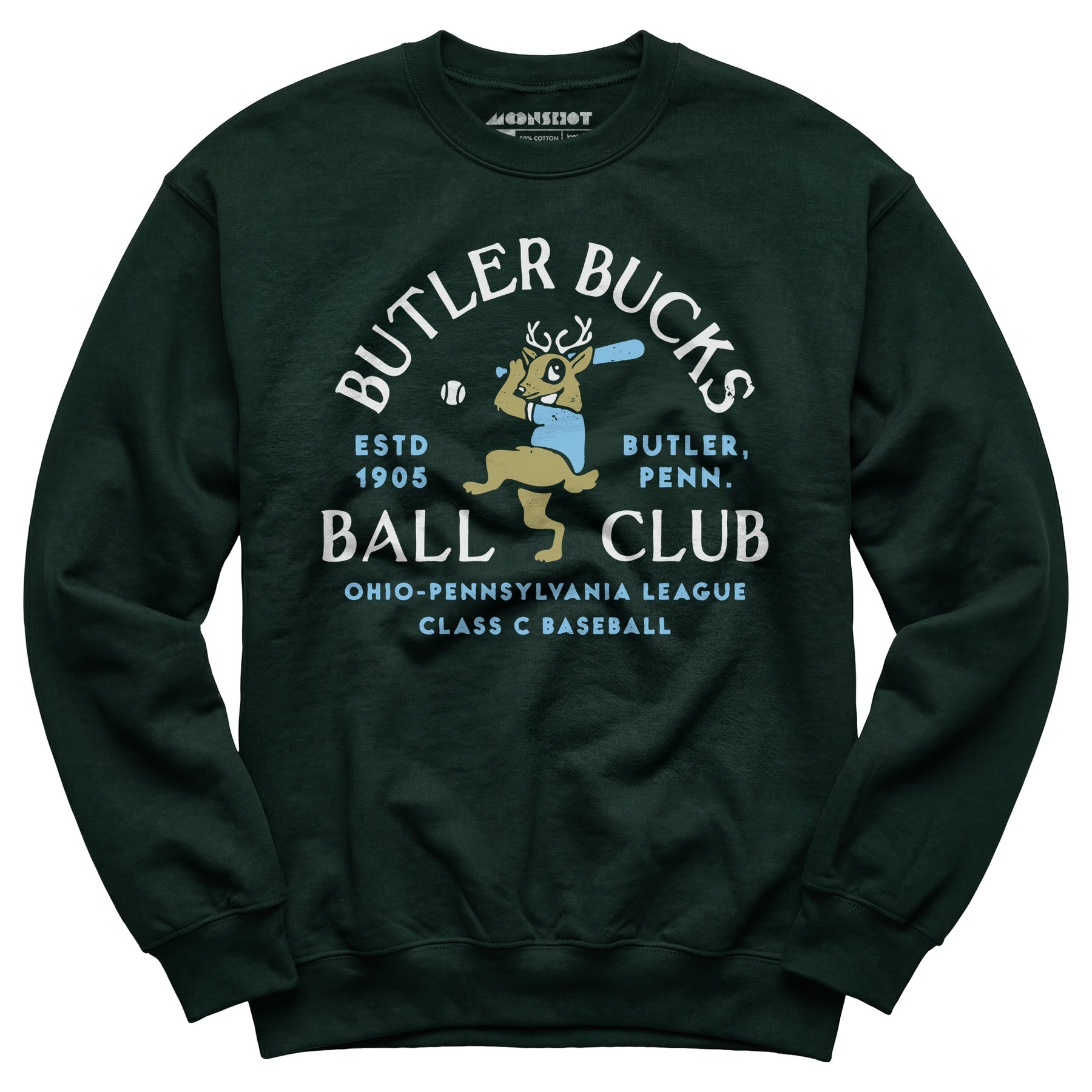 Butler Bucks - Pennsylvania - Vintage Defunct Baseball Teams - Unisex Sweatshirt