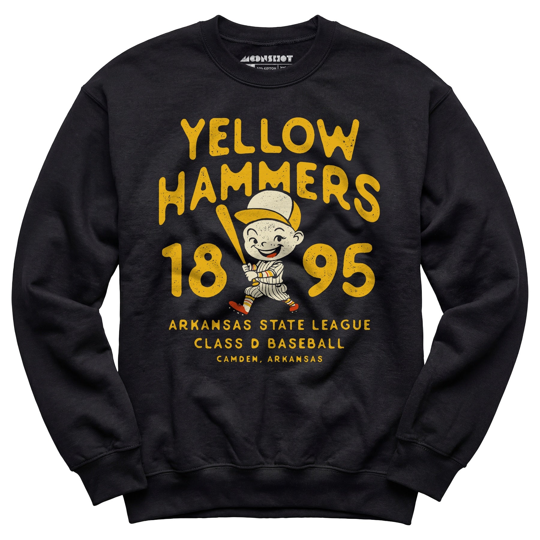 Camden Yellow Hammers - Arkansas - Vintage Defunct Baseball Teams - Unisex Sweatshirt