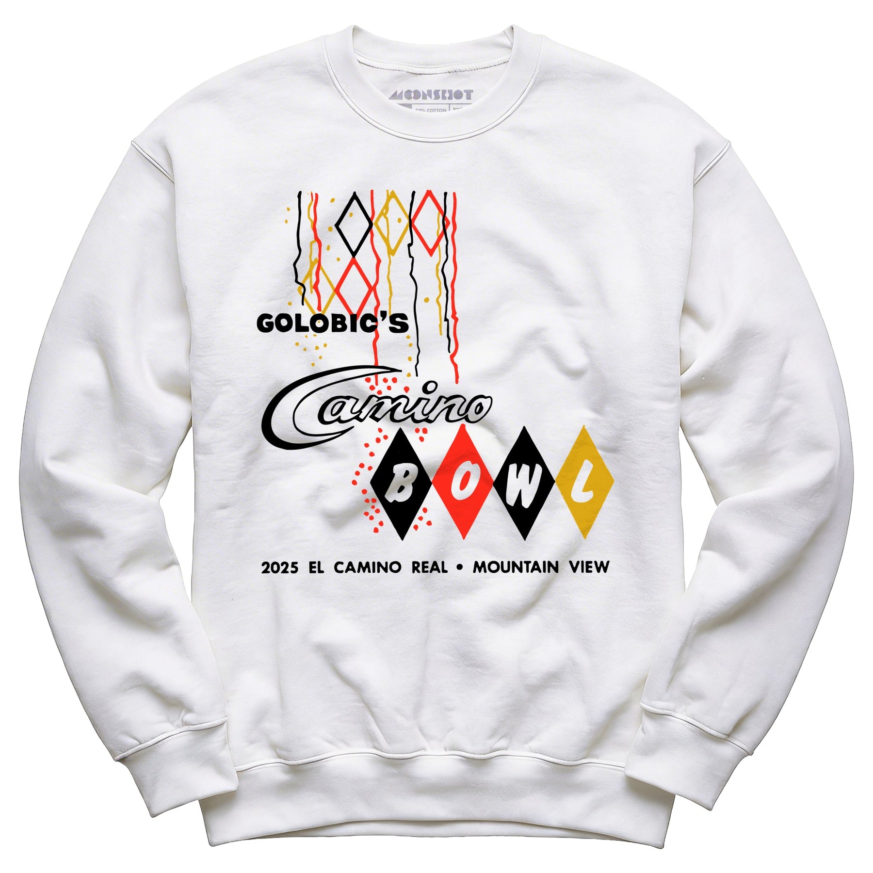 Camino Bowl - Mountain View, CA - Vintage Bowling Alley - Unisex Sweatshirt
