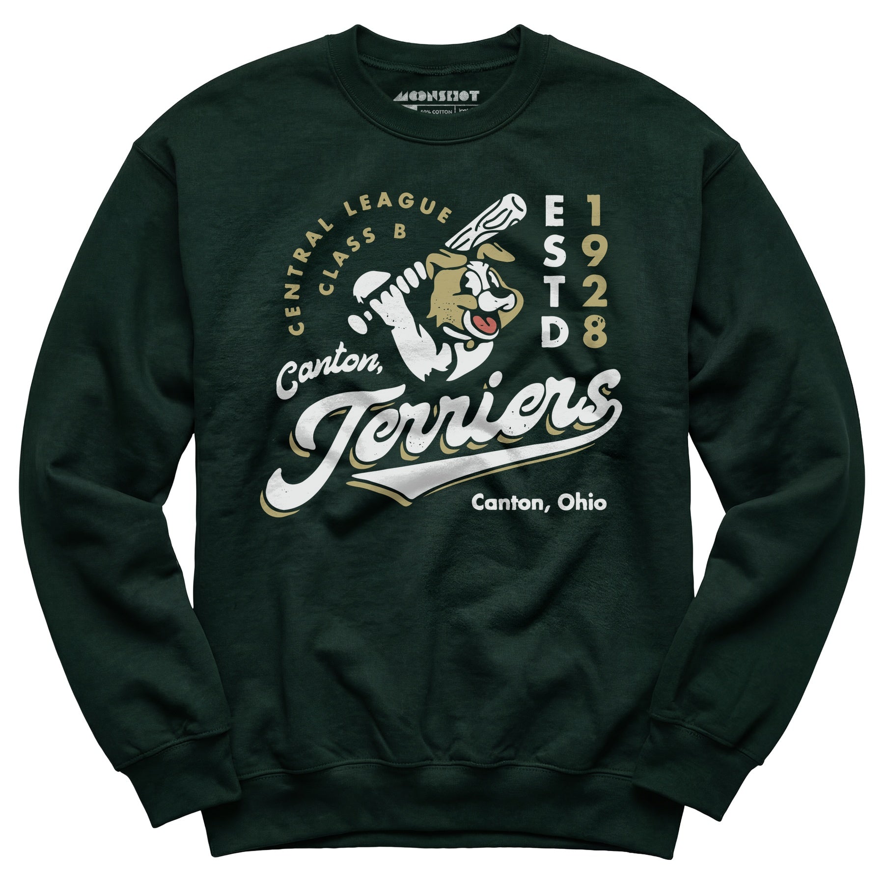 Canton Terriers - Ohio  - Vintage Defunct Baseball Teams - Unisex Sweatshirt