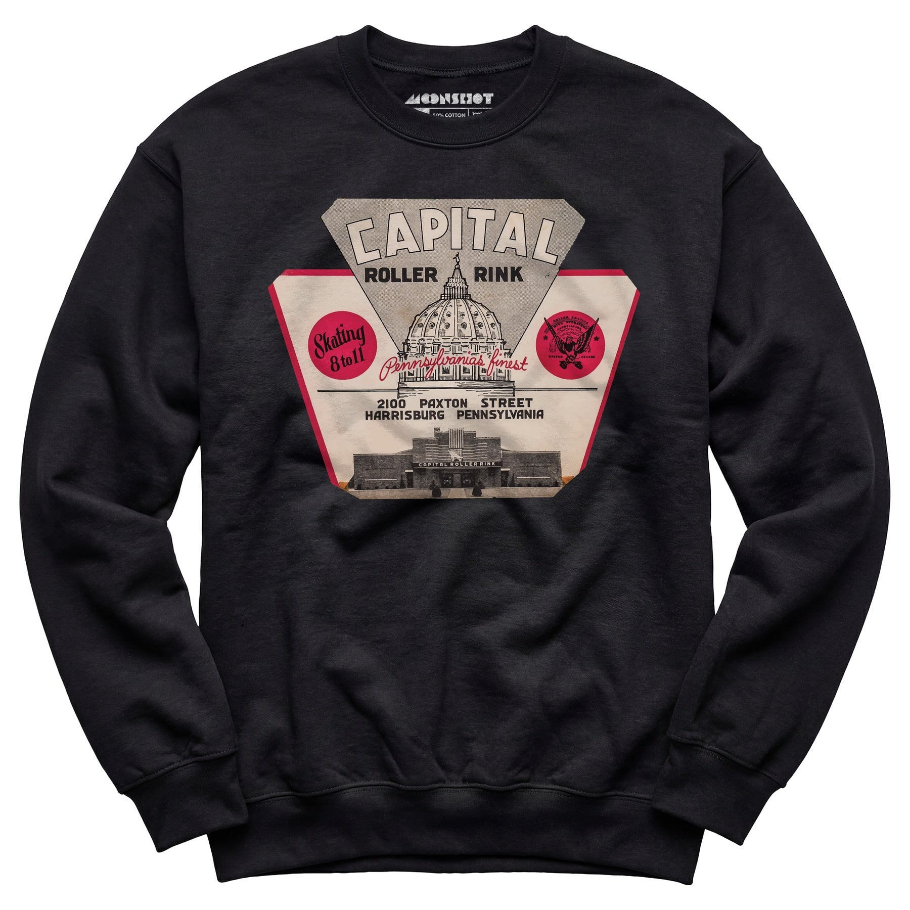 Capital Roller Rink - Harrisburg, PA - Vintage Roller Rink - Unisex Sweatshirt