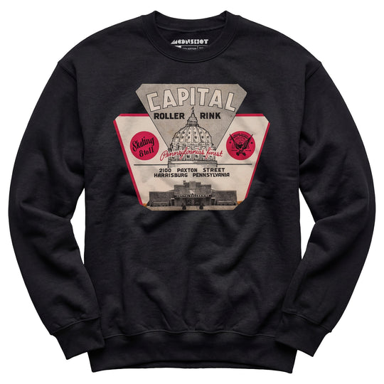 Capital Roller Rink - Harrisburg, PA - Vintage Roller Rink - Unisex Sweatshirt