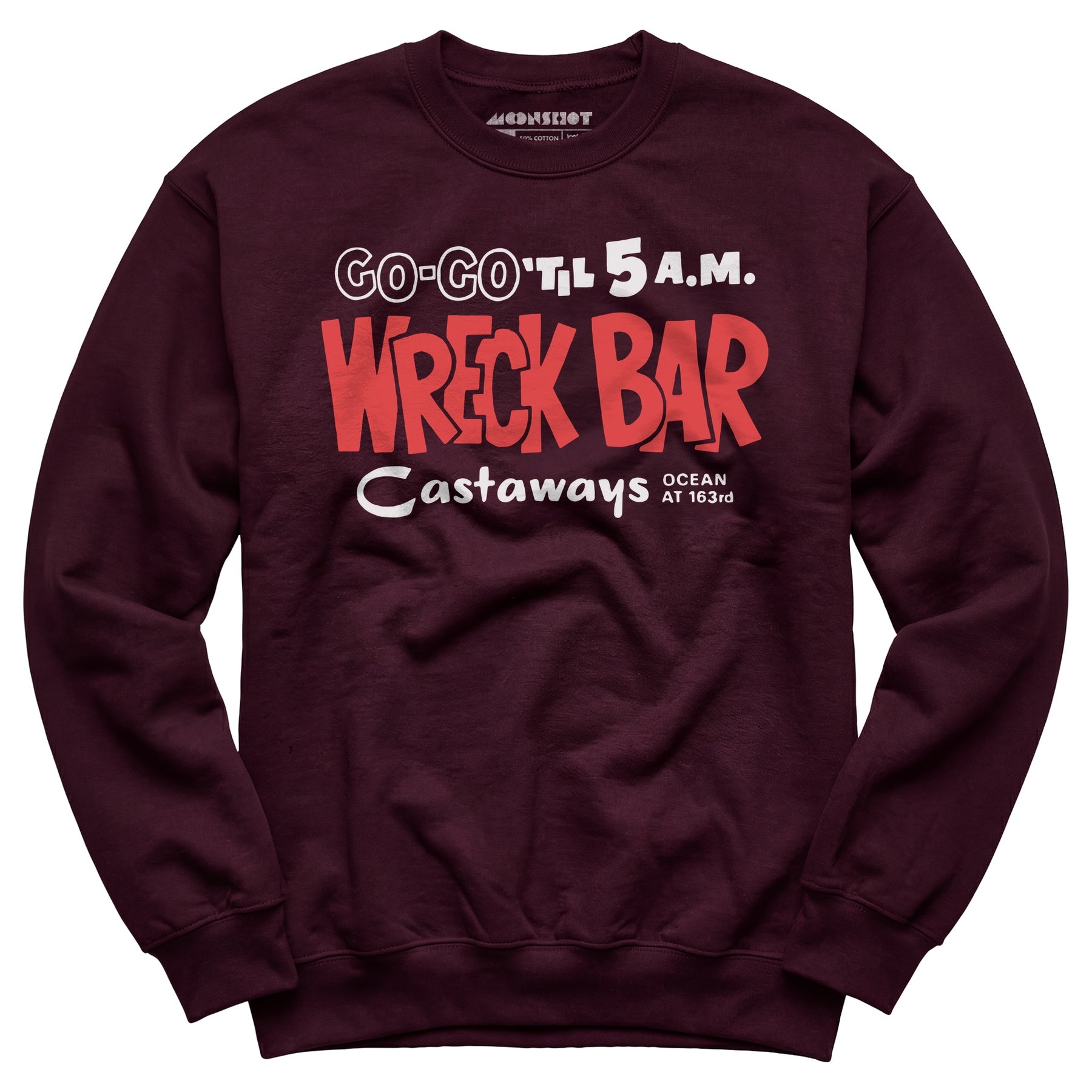 Castaways Motel Wreck Bar - Miami, FL - Vintage Tiki Bar - Unisex Sweatshirt