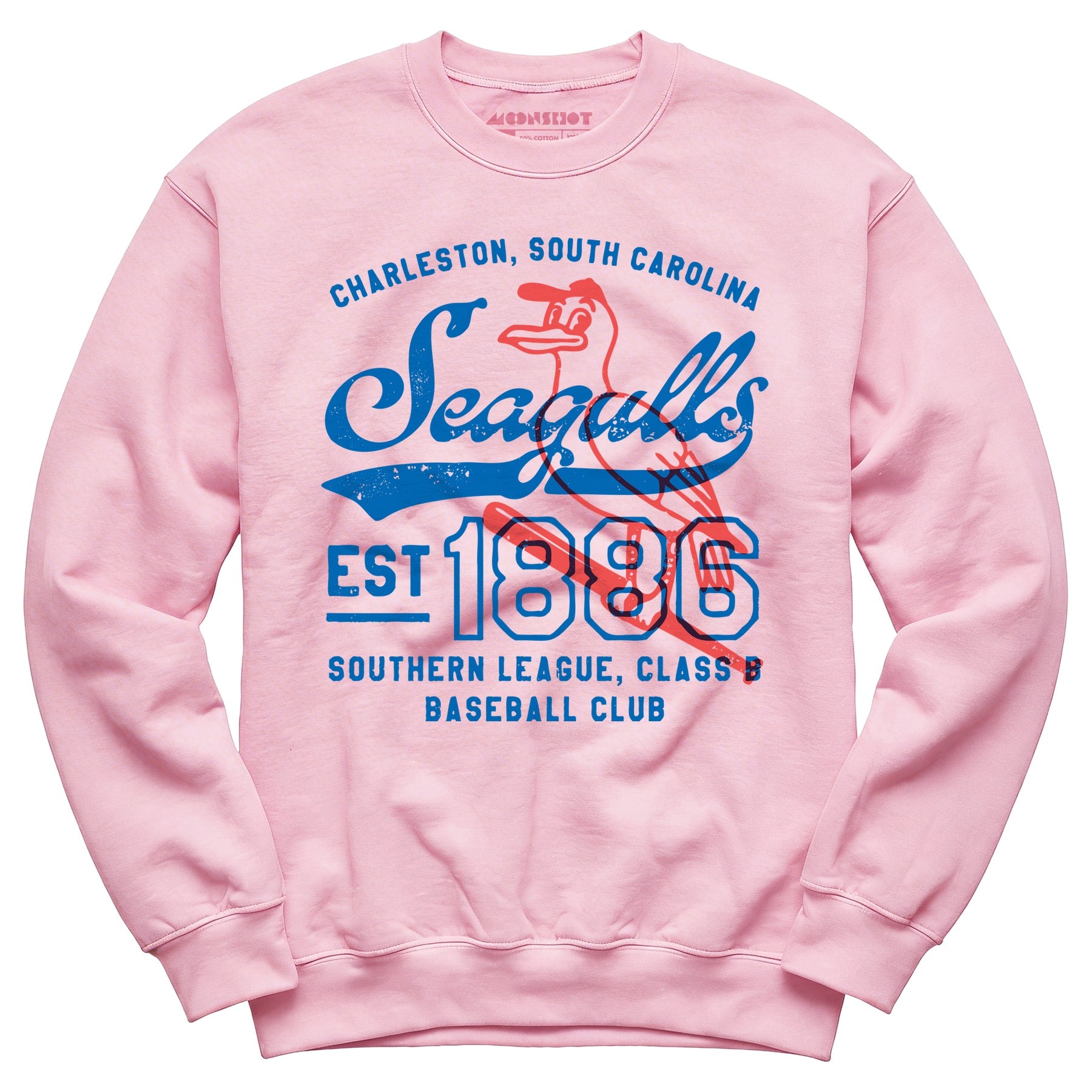 Charleston Seagulls - South Carolina - Vintage Defunct Baseball Teams - Unisex Sweatshirt