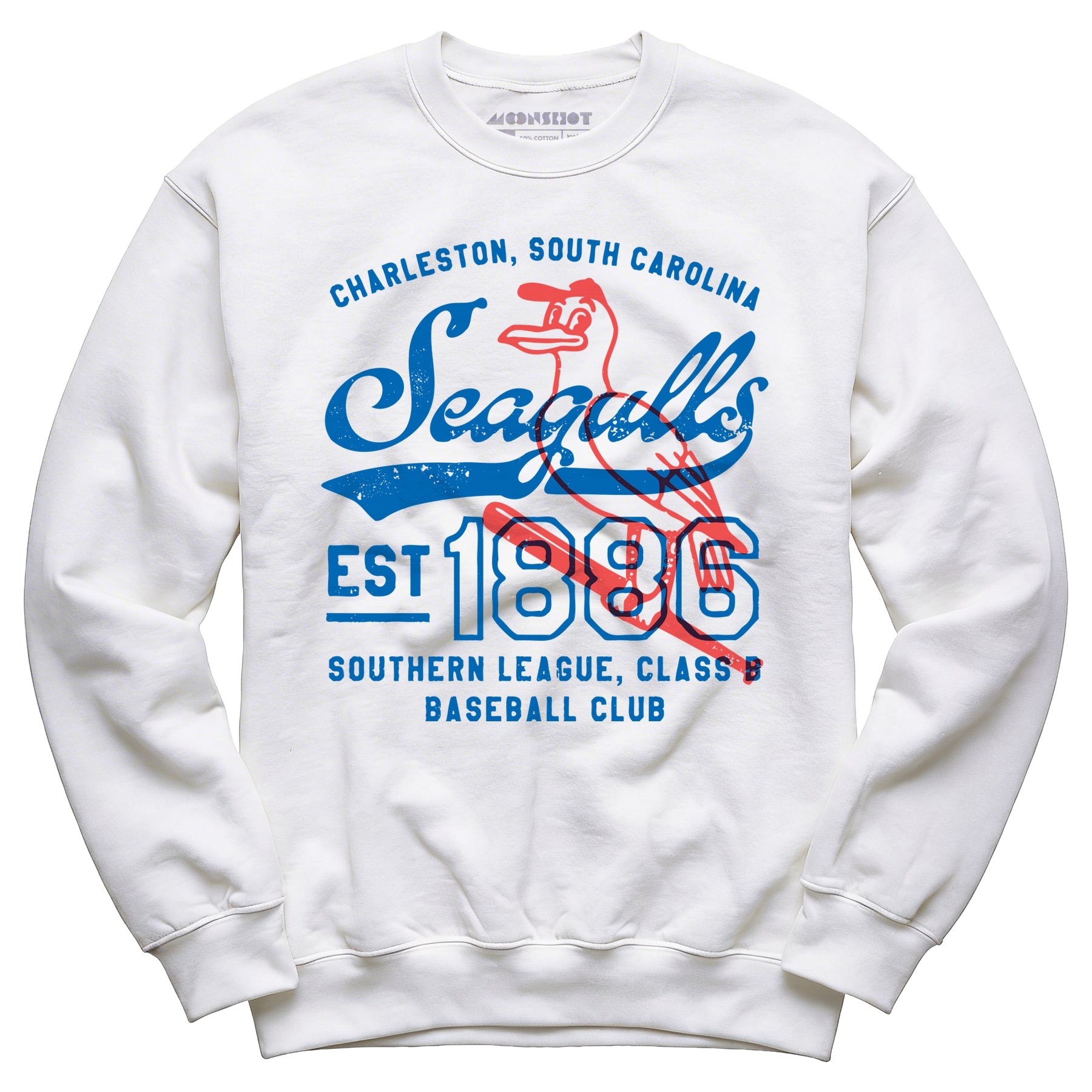 Charleston Seagulls - South Carolina - Vintage Defunct Baseball Teams - Unisex Sweatshirt