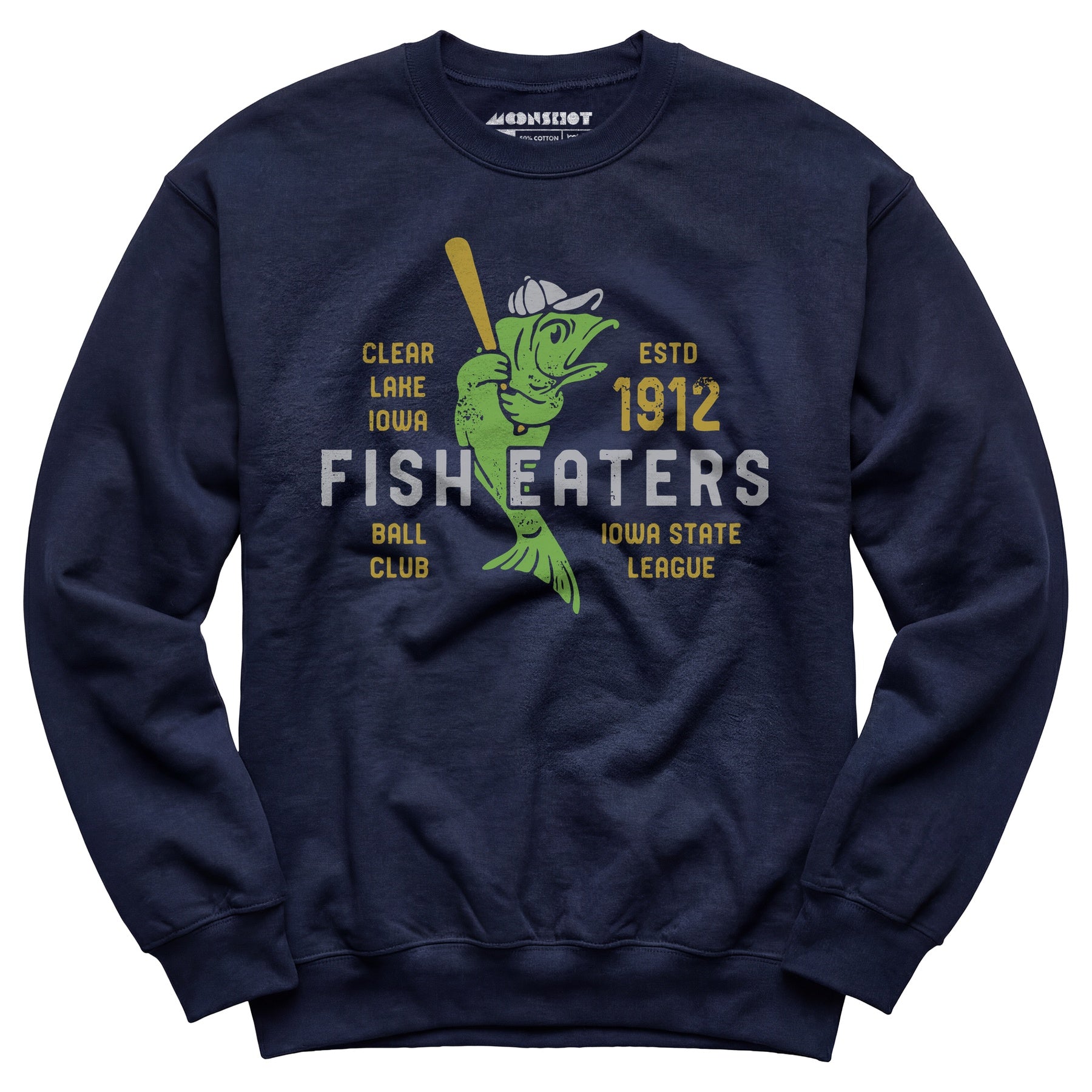 Clear Lake Fish Eaters - Iowa - Vintage Defunct Baseball Teams - Unisex Sweatshirt
